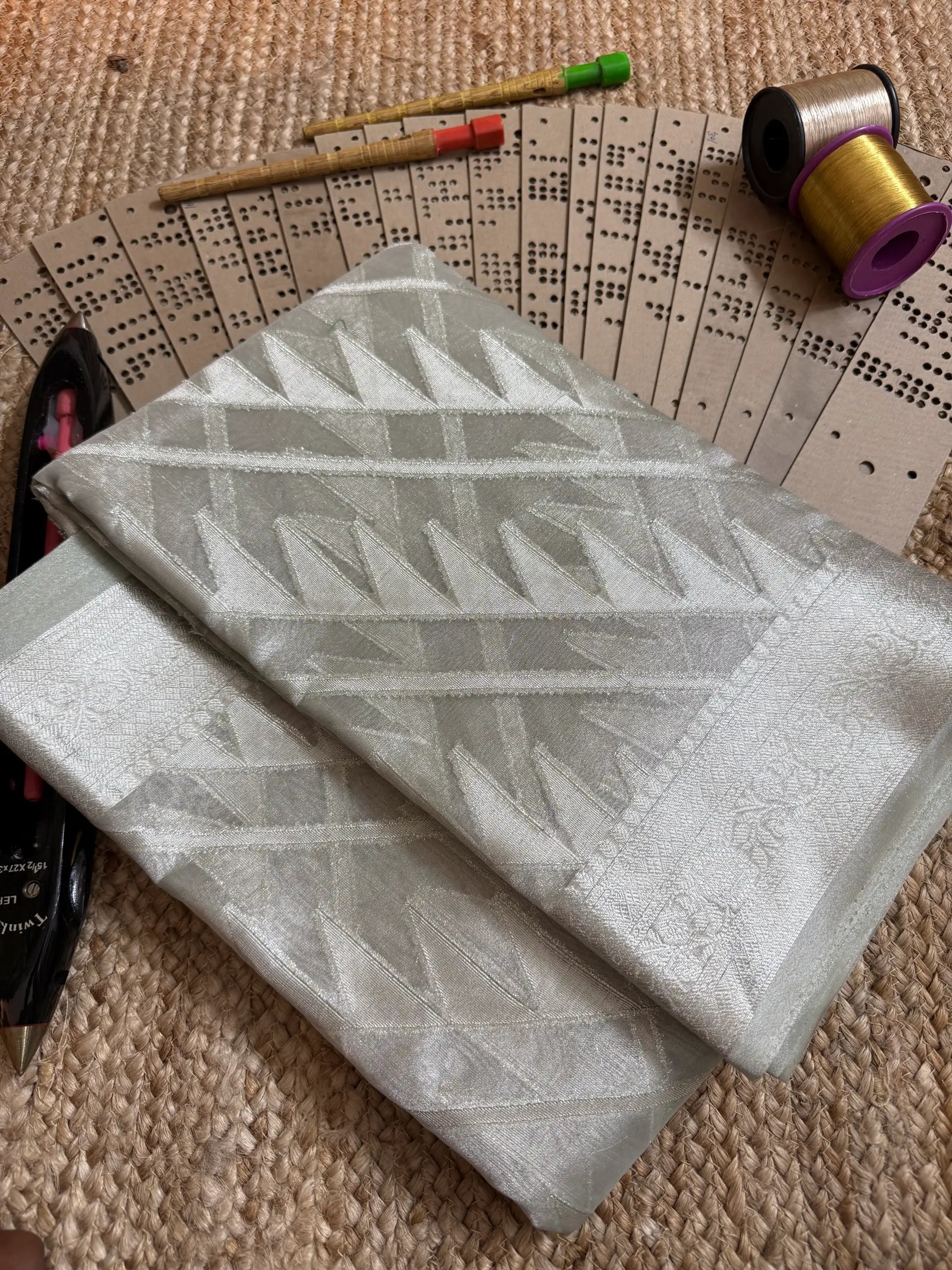 Eccentric zari weave Softsilk Banarasi saree