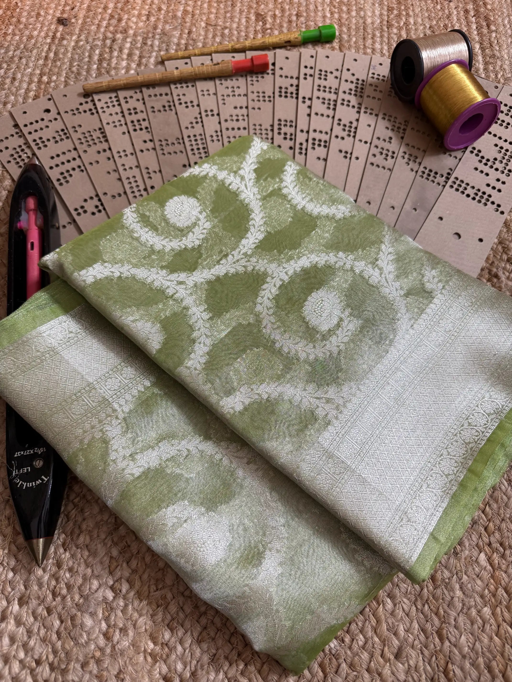 Eccentric zari weave Softsilk Banarasi saree
