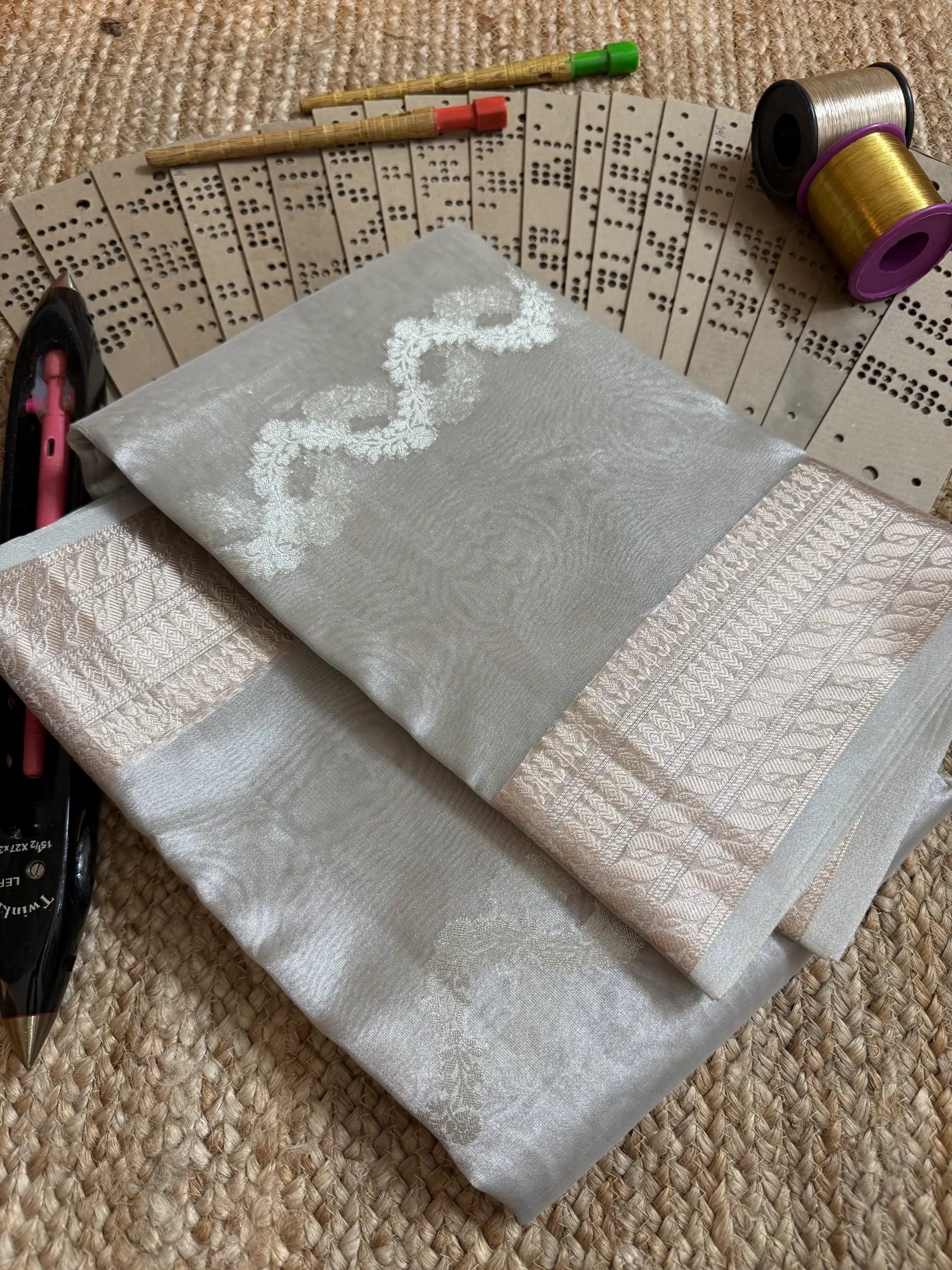 Eccentric zari weave Softsilk Banarasi saree