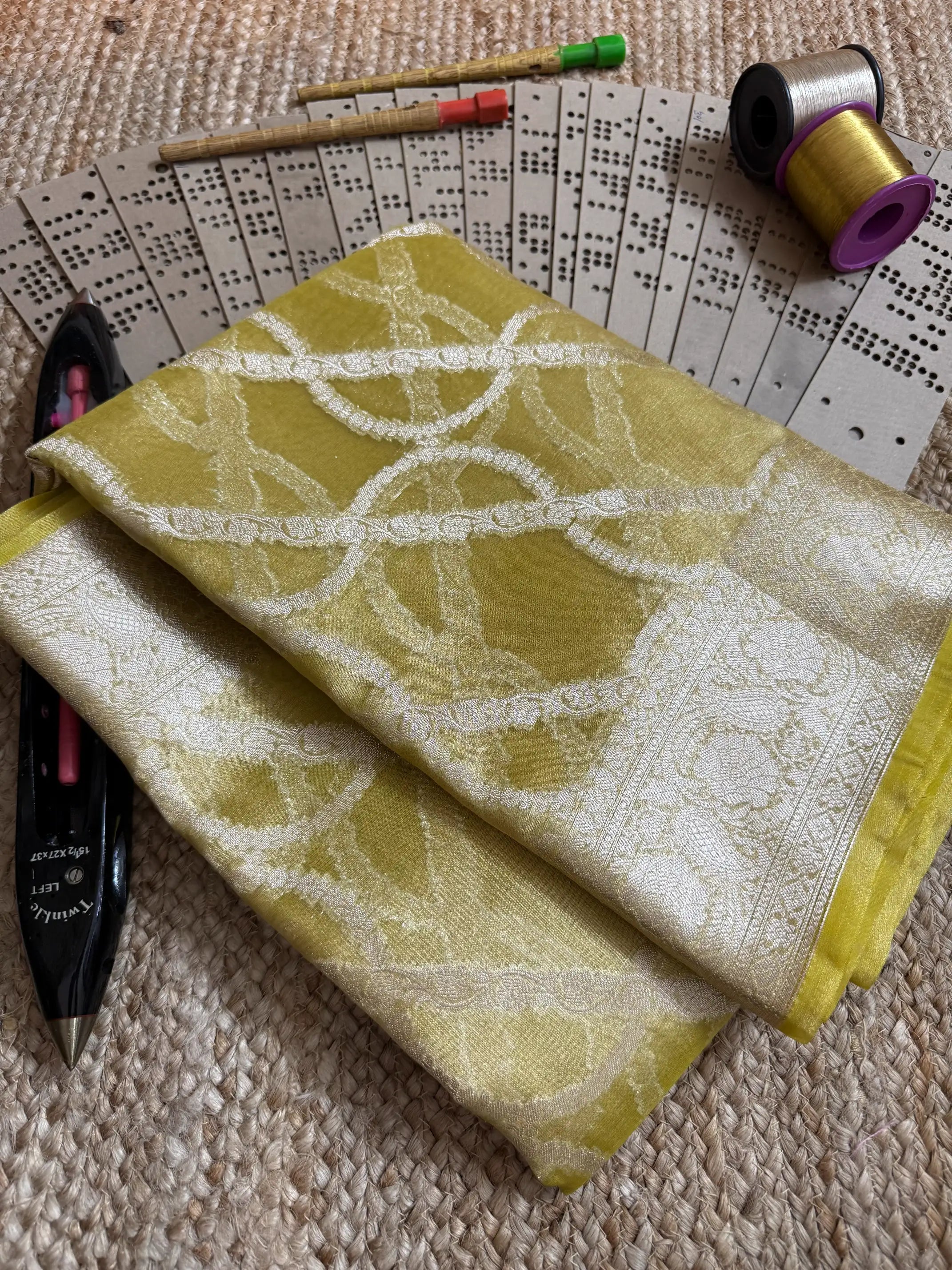 Eccentric zari weave Softsilk Banarasi saree