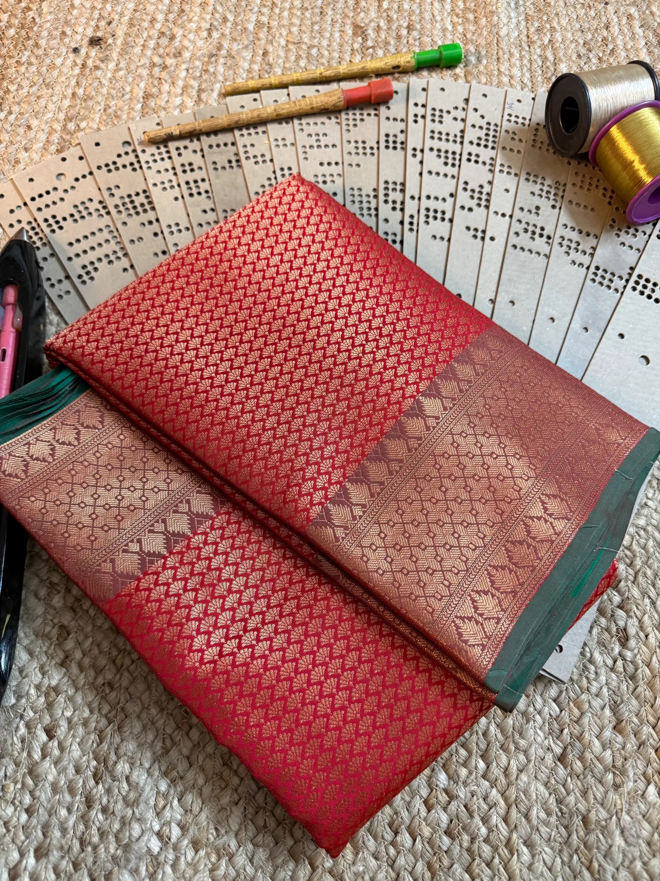 Eccentric zari weave Softsilk Banarasi saree