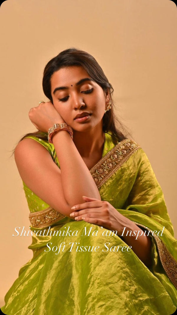 Shivathmika Ma’am Inspired Soft Tissue Silk