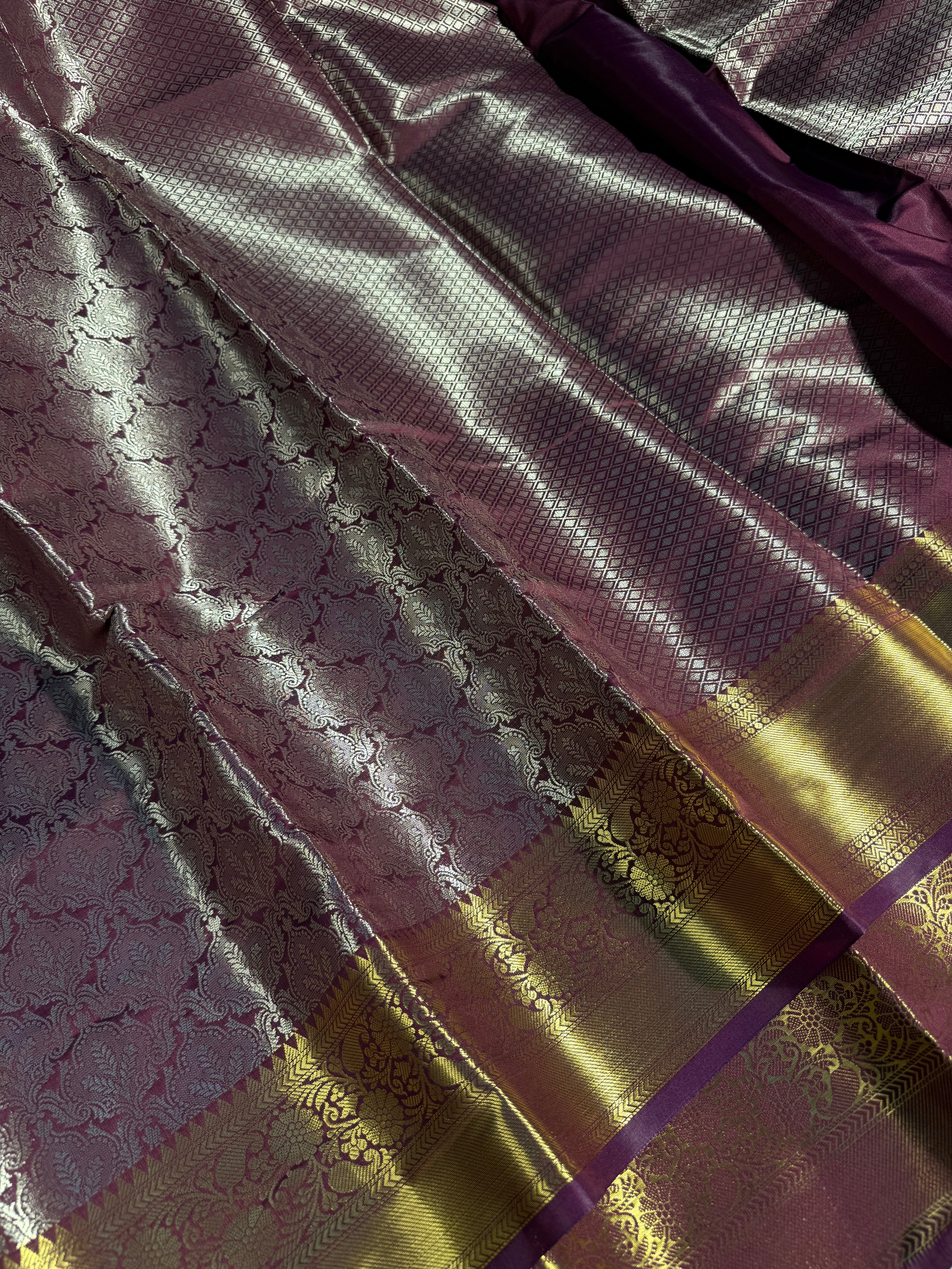 Pooja Hegde Inspired Kanchipuram Softsilk Saree