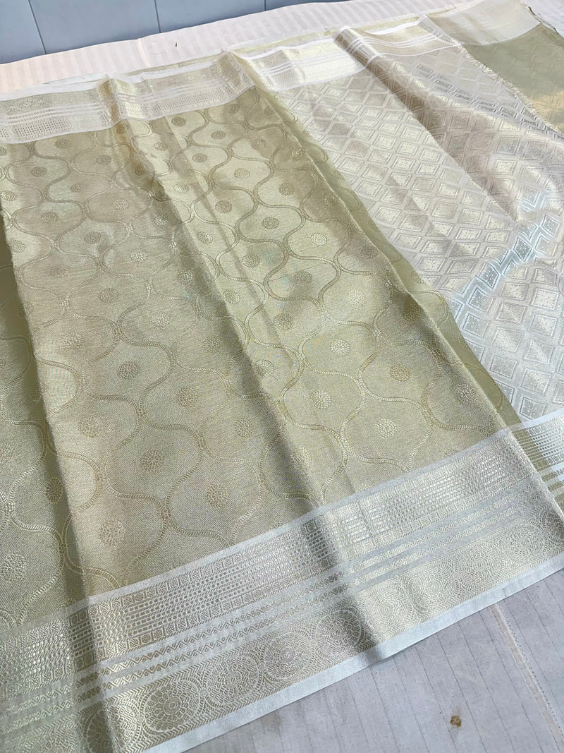 Samantha Inspired Kanjivaram Tissue Saree