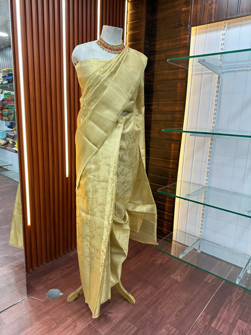 Ready to Wear Kanjivaram Tissue Silk Saree