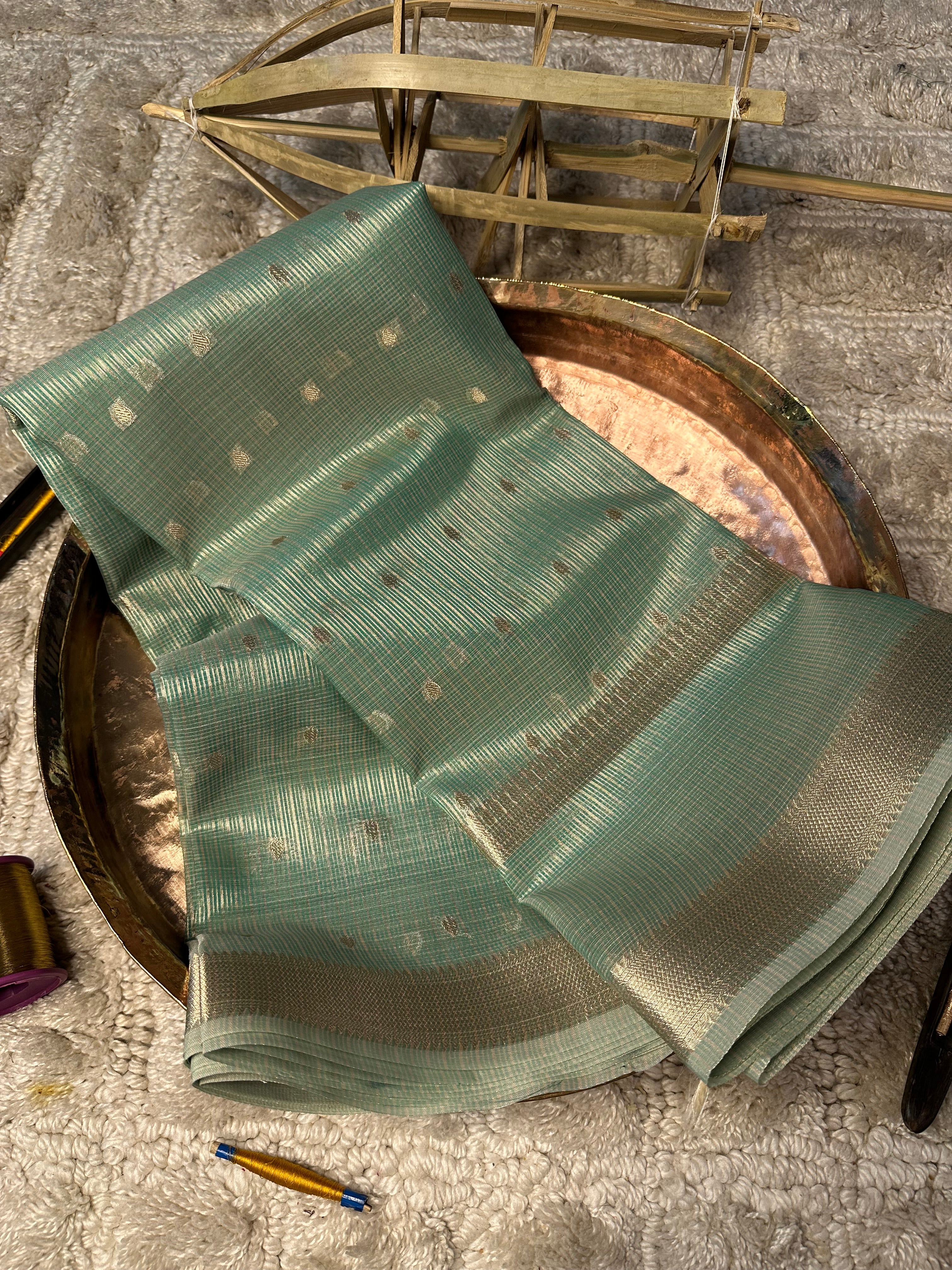 Contemporary weave Softsilk heritage Banarasi saree