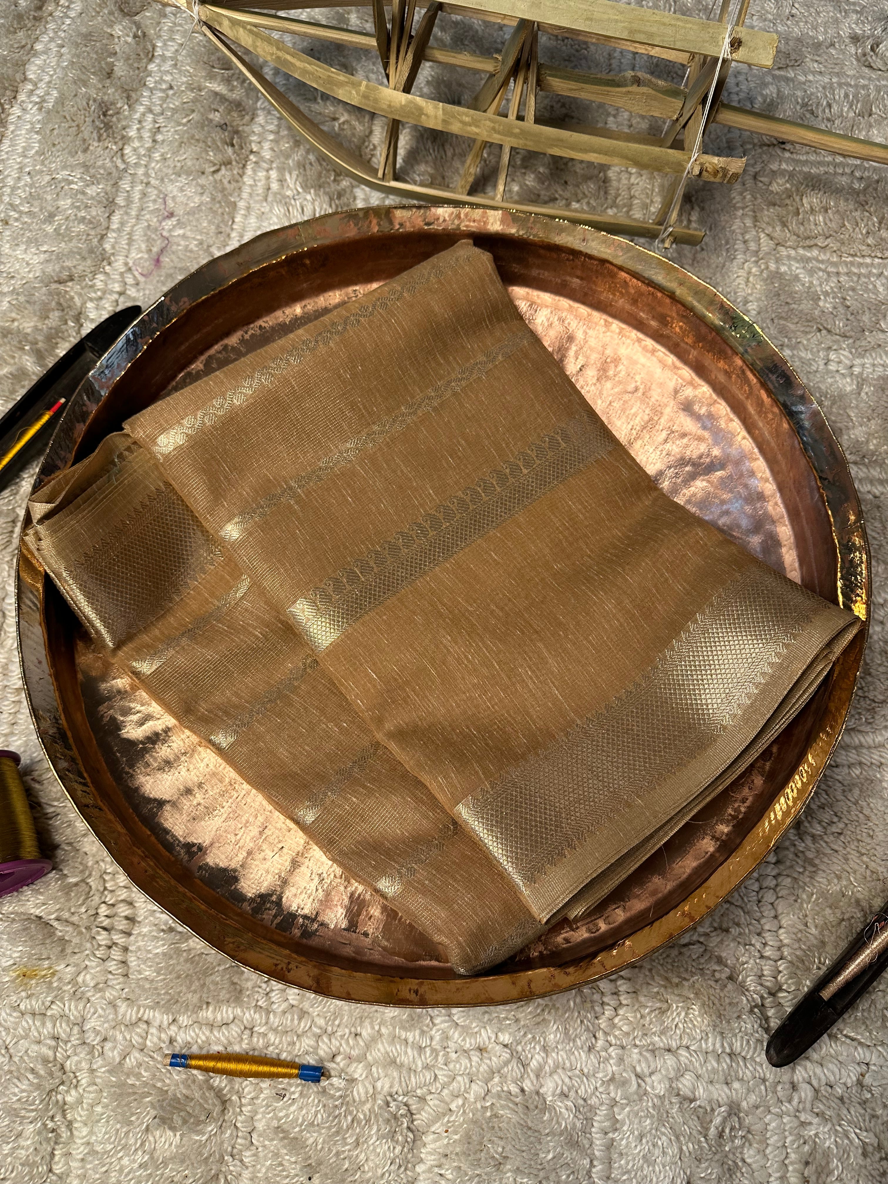 Contemporary weave Softsilk heritage Banarasi saree