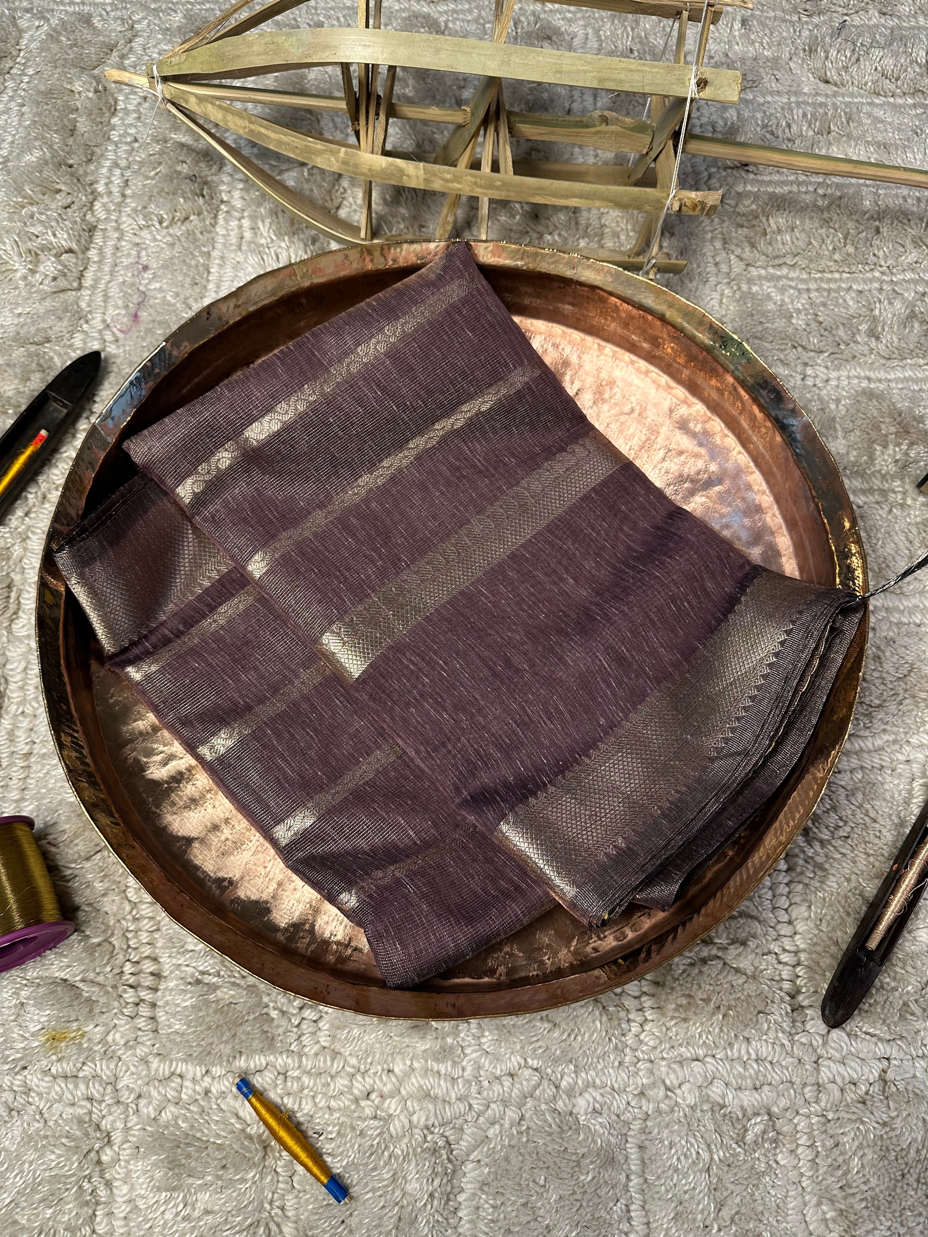 Contemporary weave Softsilk heritage Banarasi saree