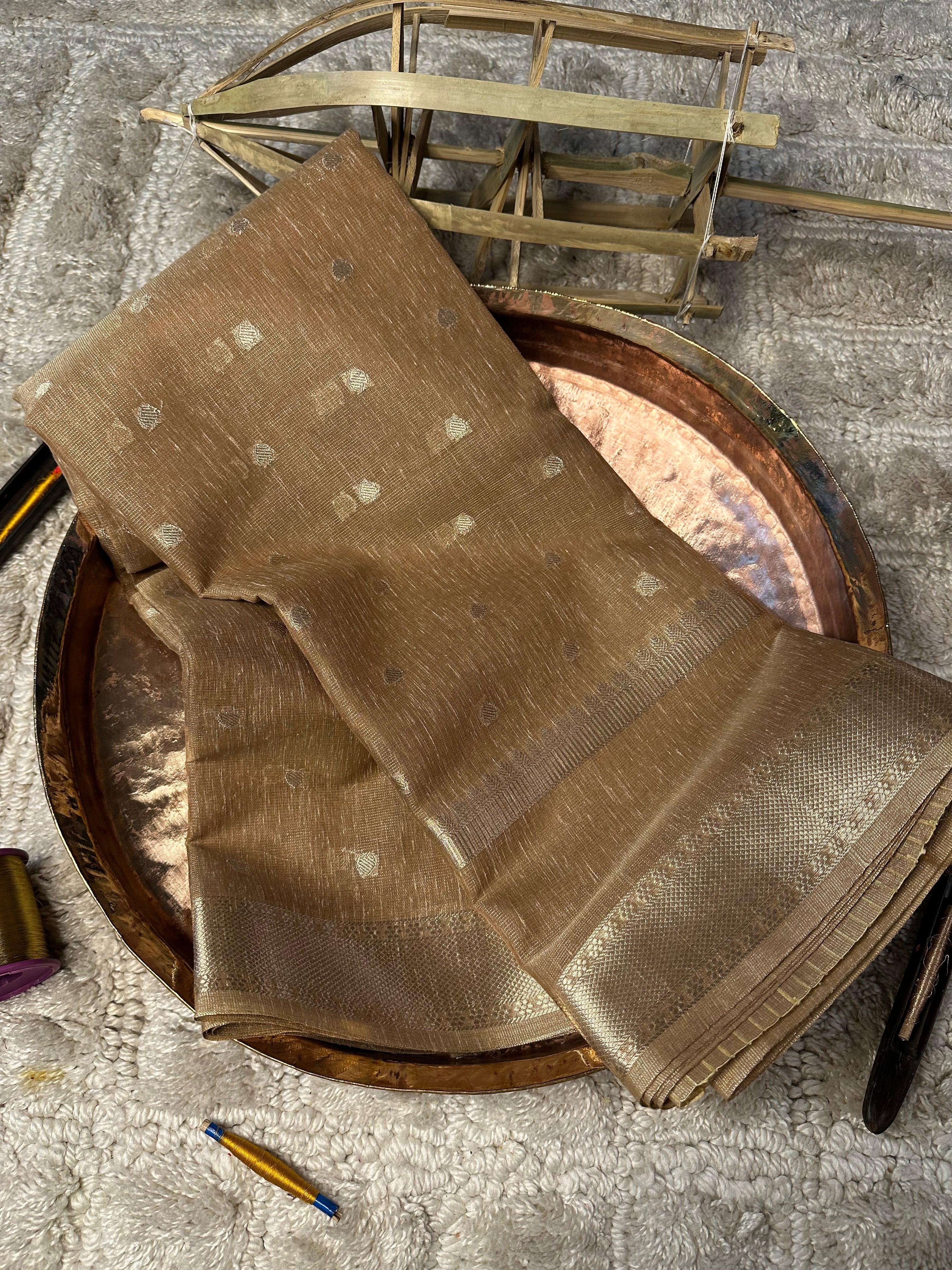 Contemporary weave Softsilk heritage Banarasi saree