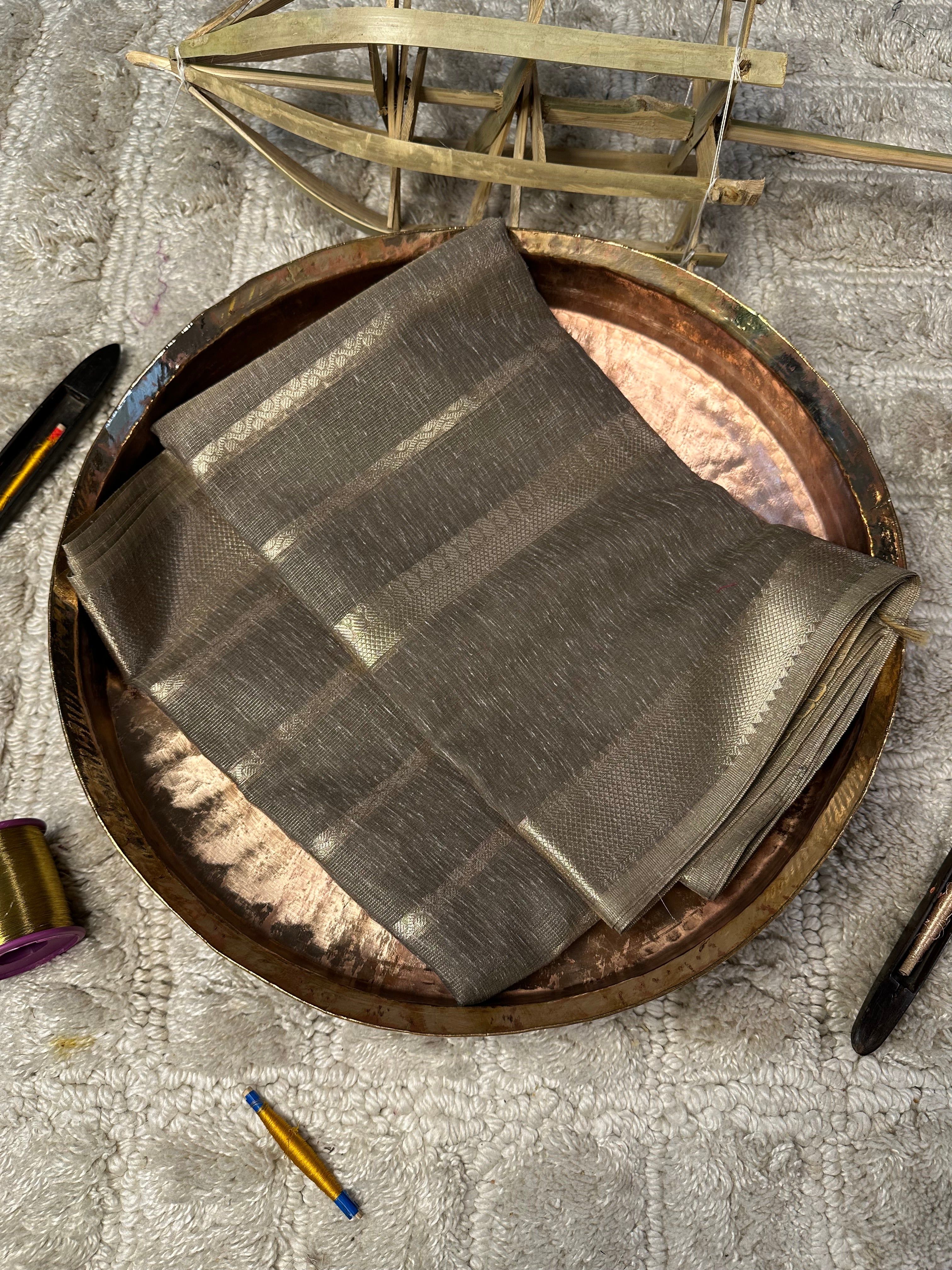 Contemporary weave Softsilk heritage Banarasi saree