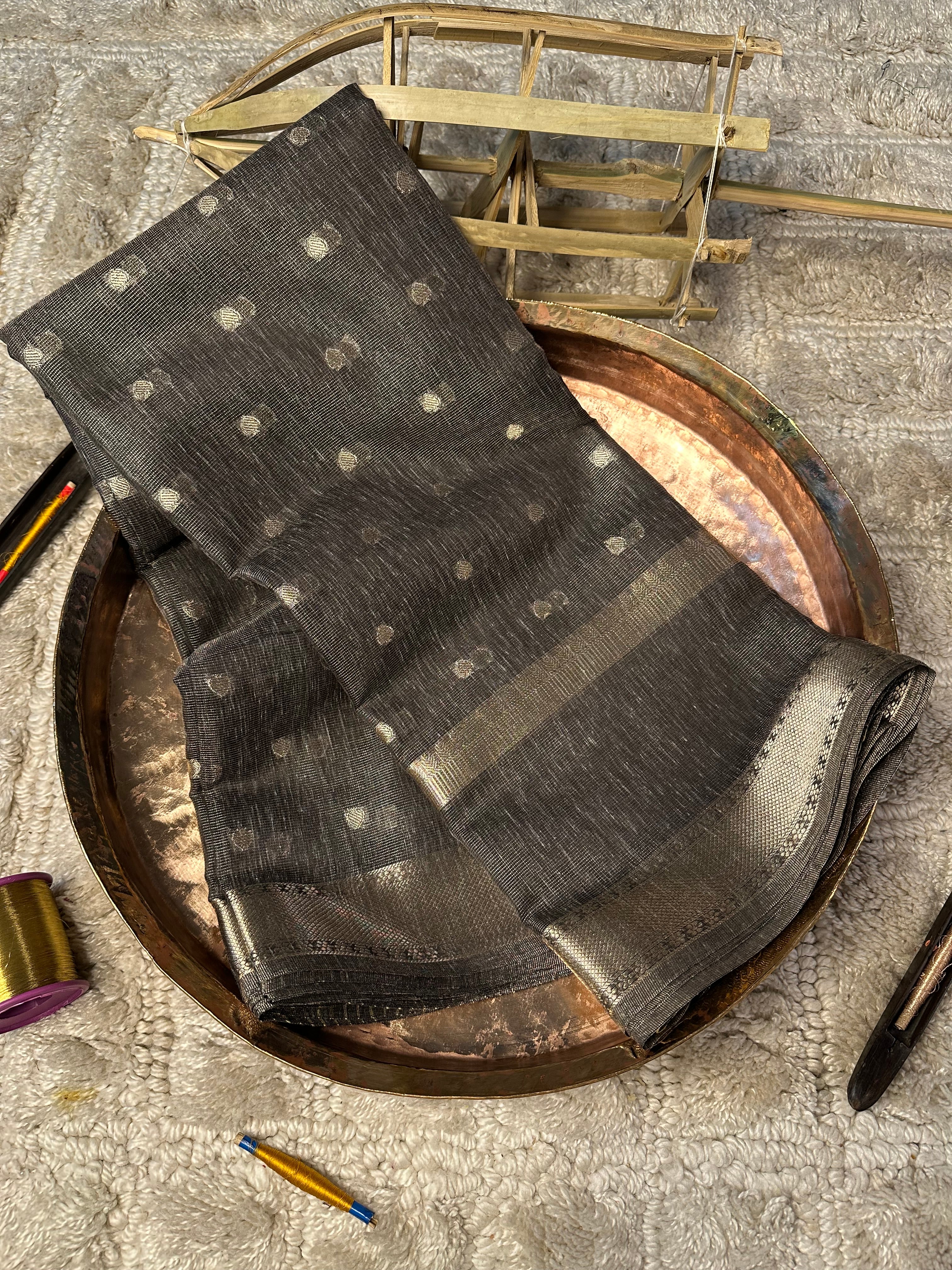 Contemporary weave Softsilk heritage Banarasi saree