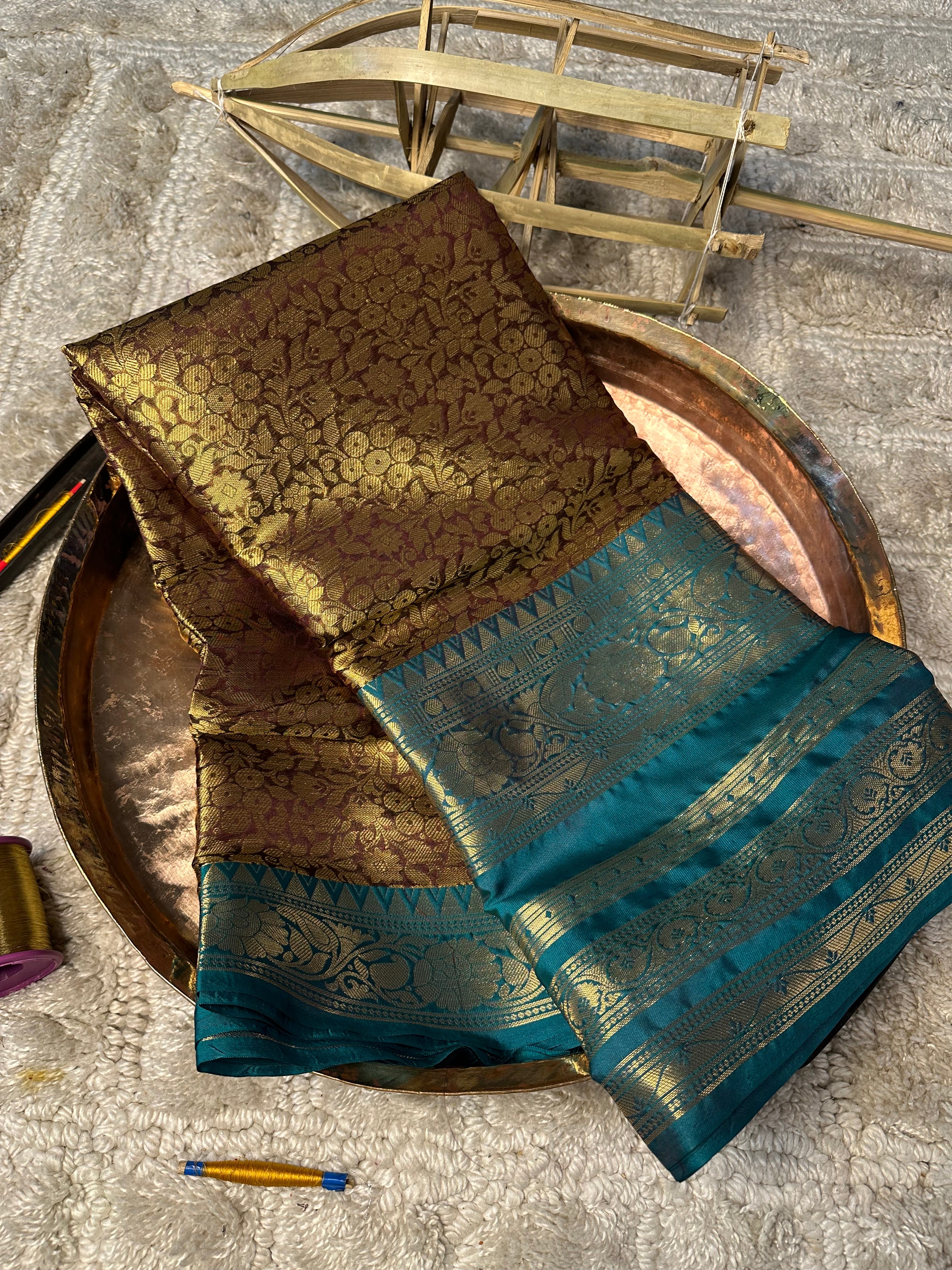 Contemporary weave Softsilk heritage Banarasi saree