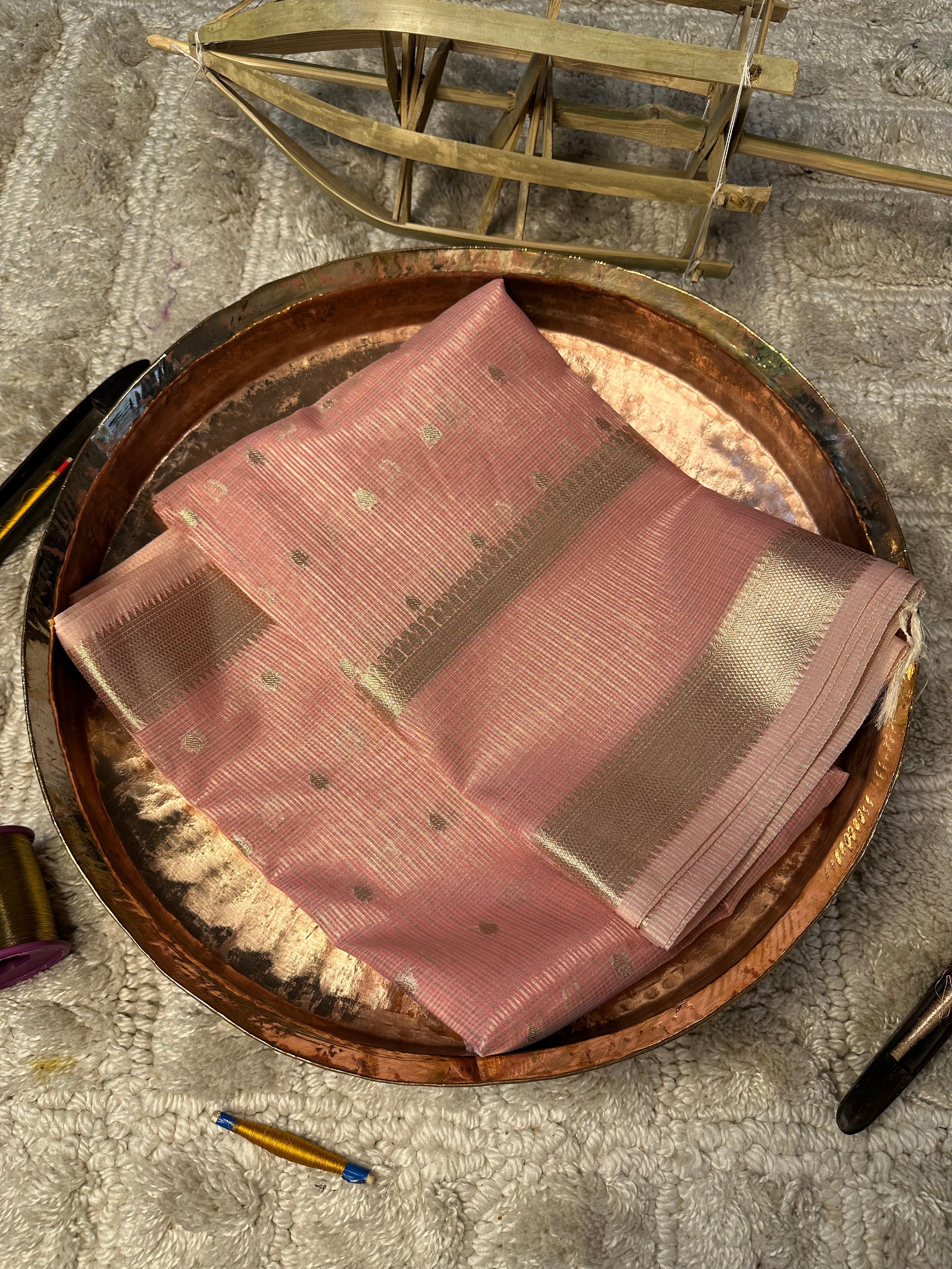 Contemporary weave Softsilk heritage Banarasi saree