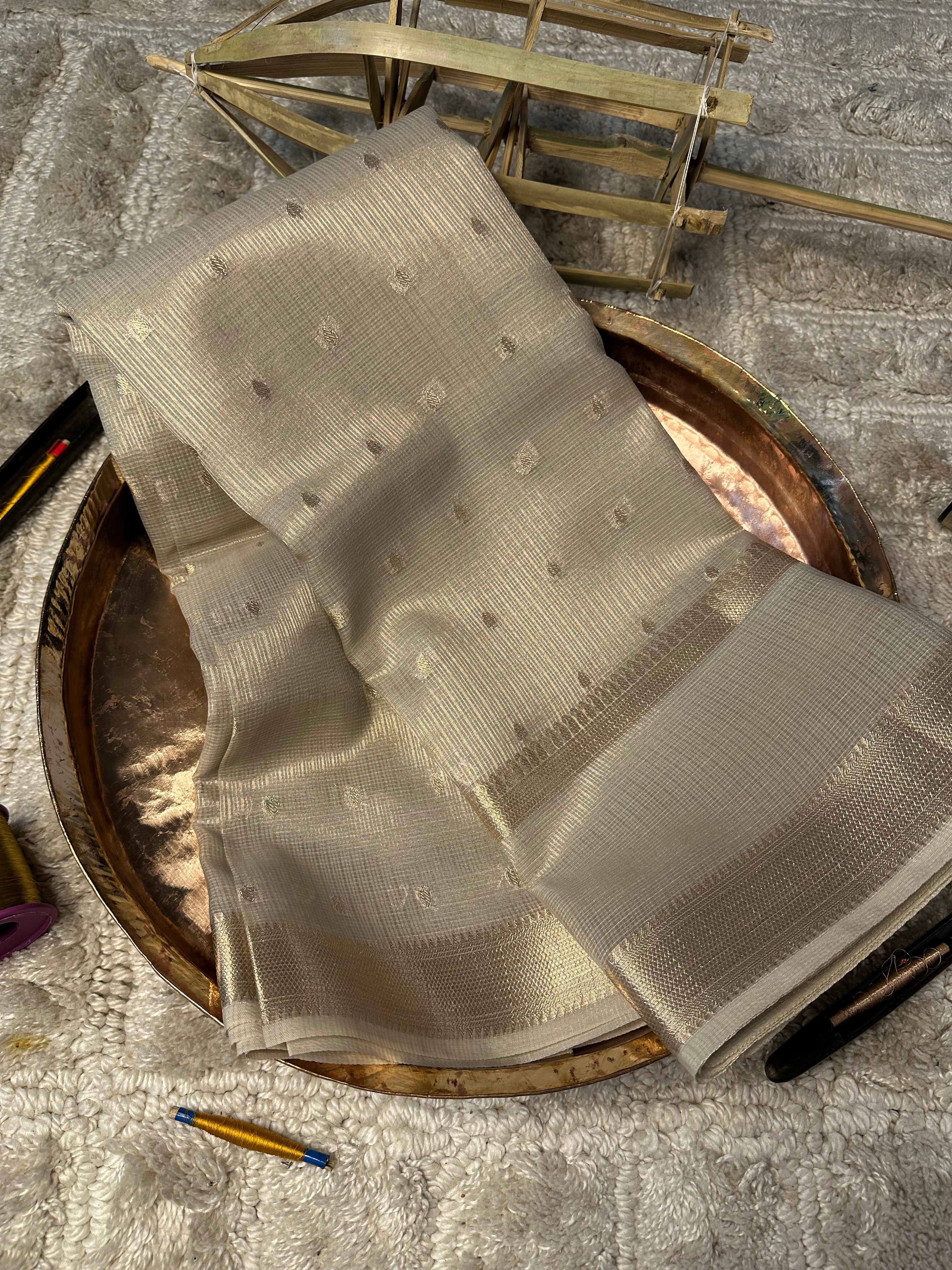 Contemporary weave Softsilk heritage Banarasi saree