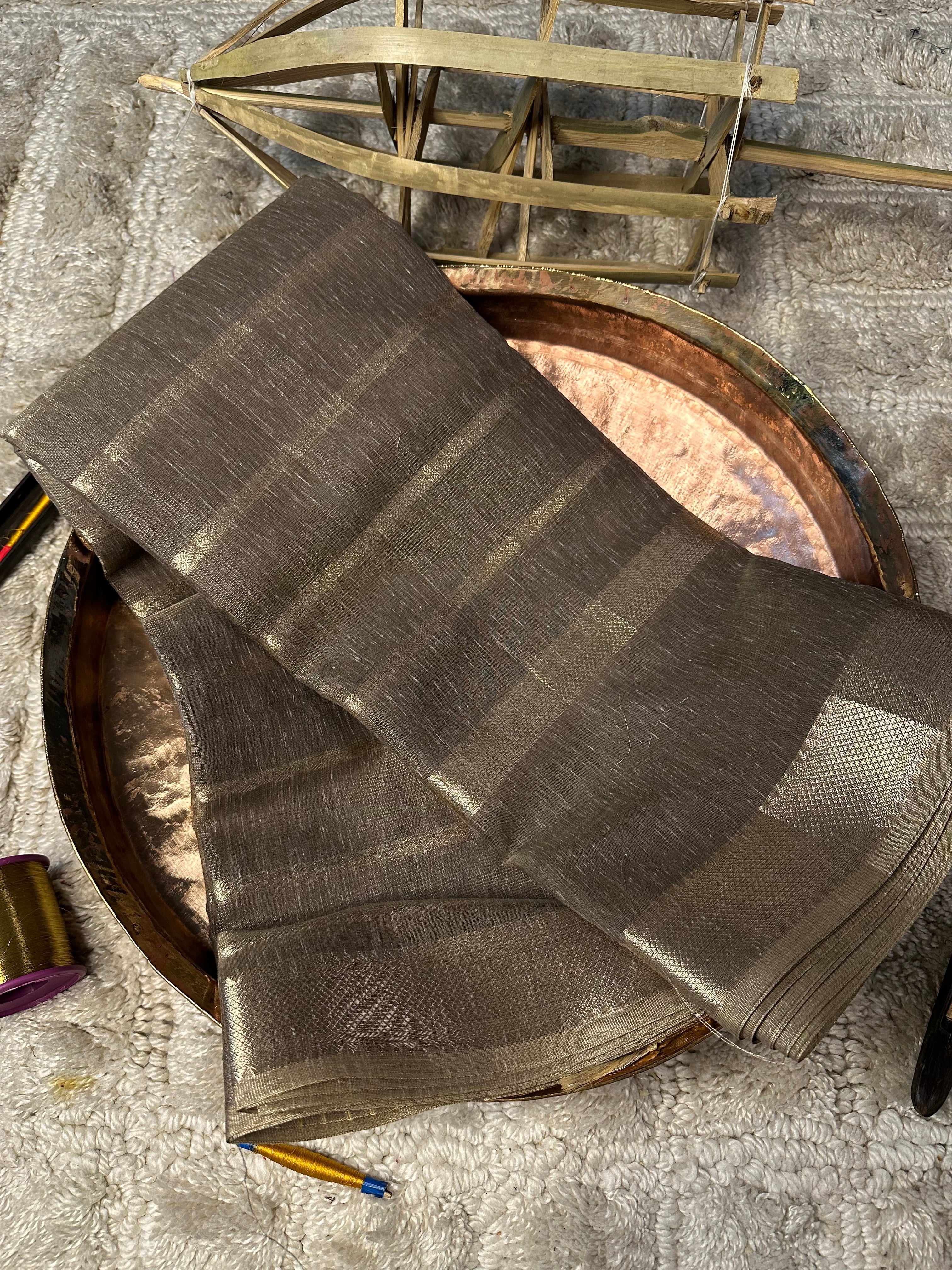 Contemporary weave Softsilk heritage Banarasi saree