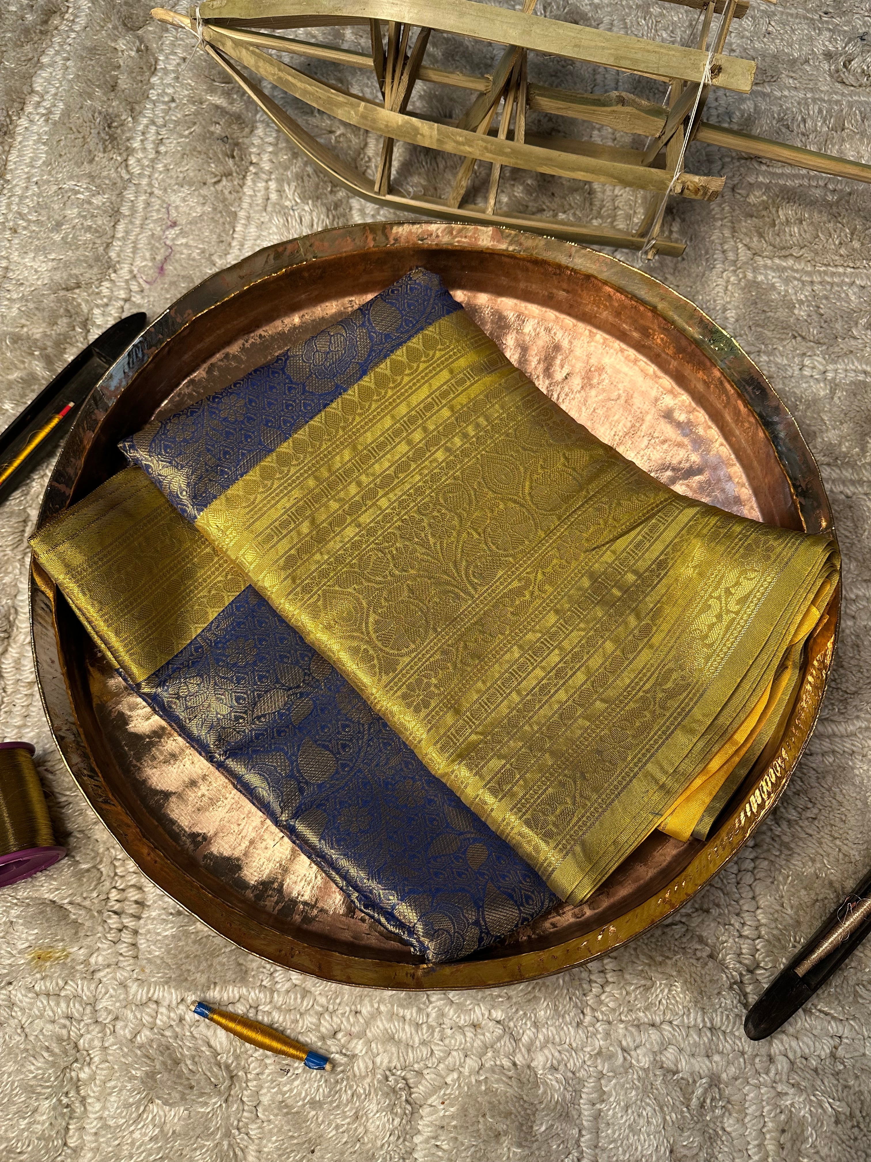 Contemporary weave Softsilk heritage Banarasi saree