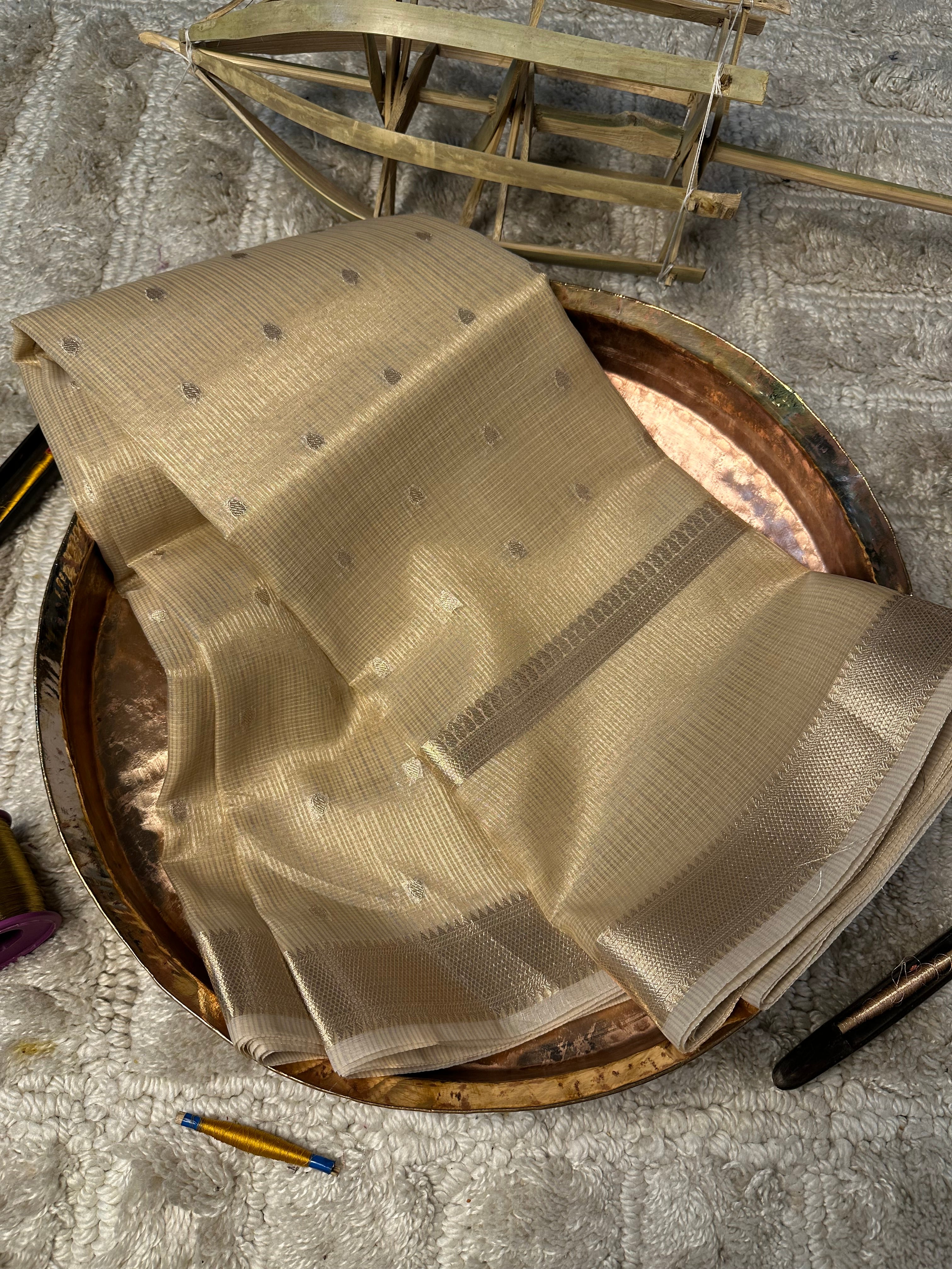 Contemporary weave Softsilk heritage Banarasi saree