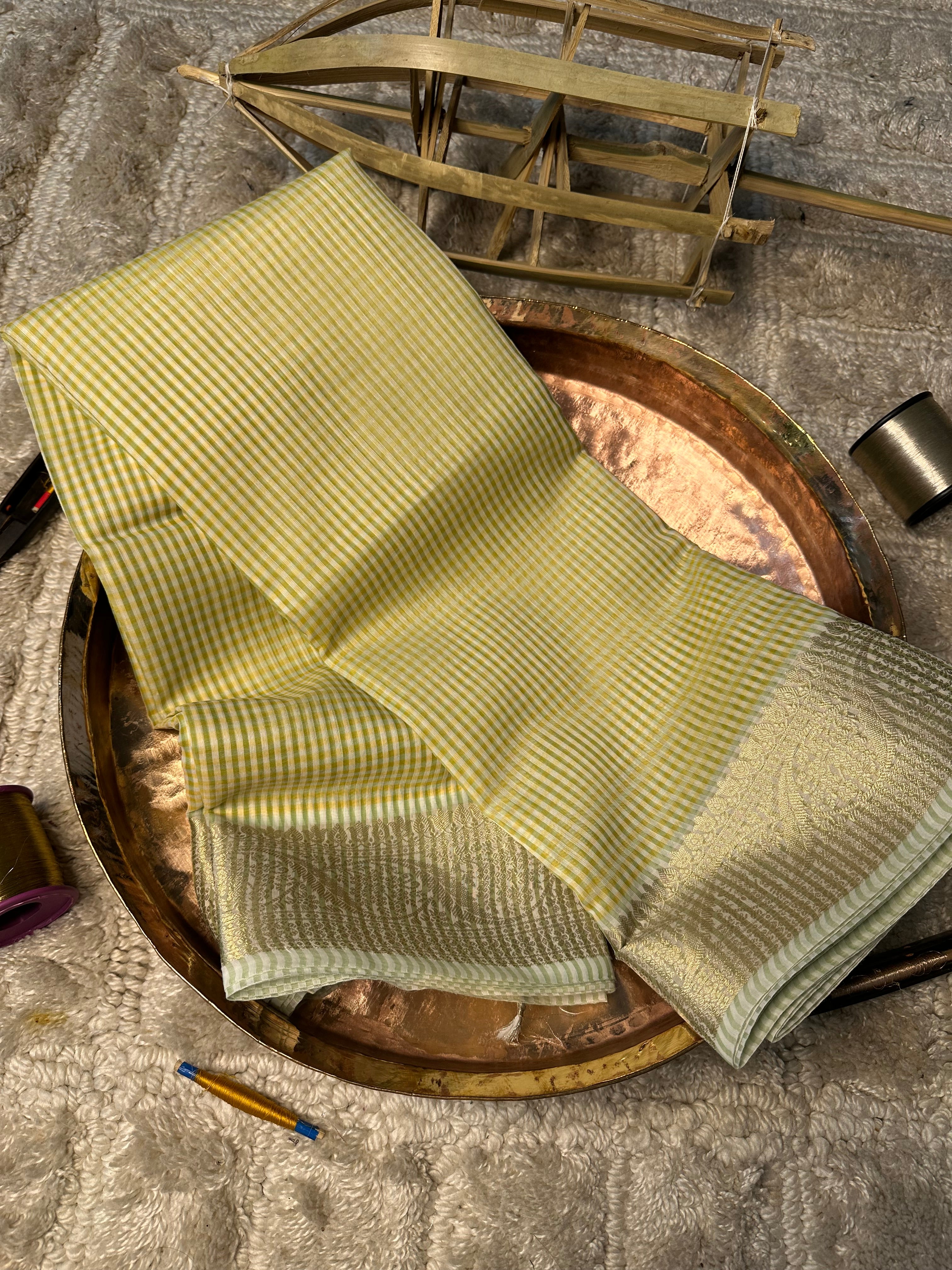 Contemporary weave Softsilk heritage Banarasi saree