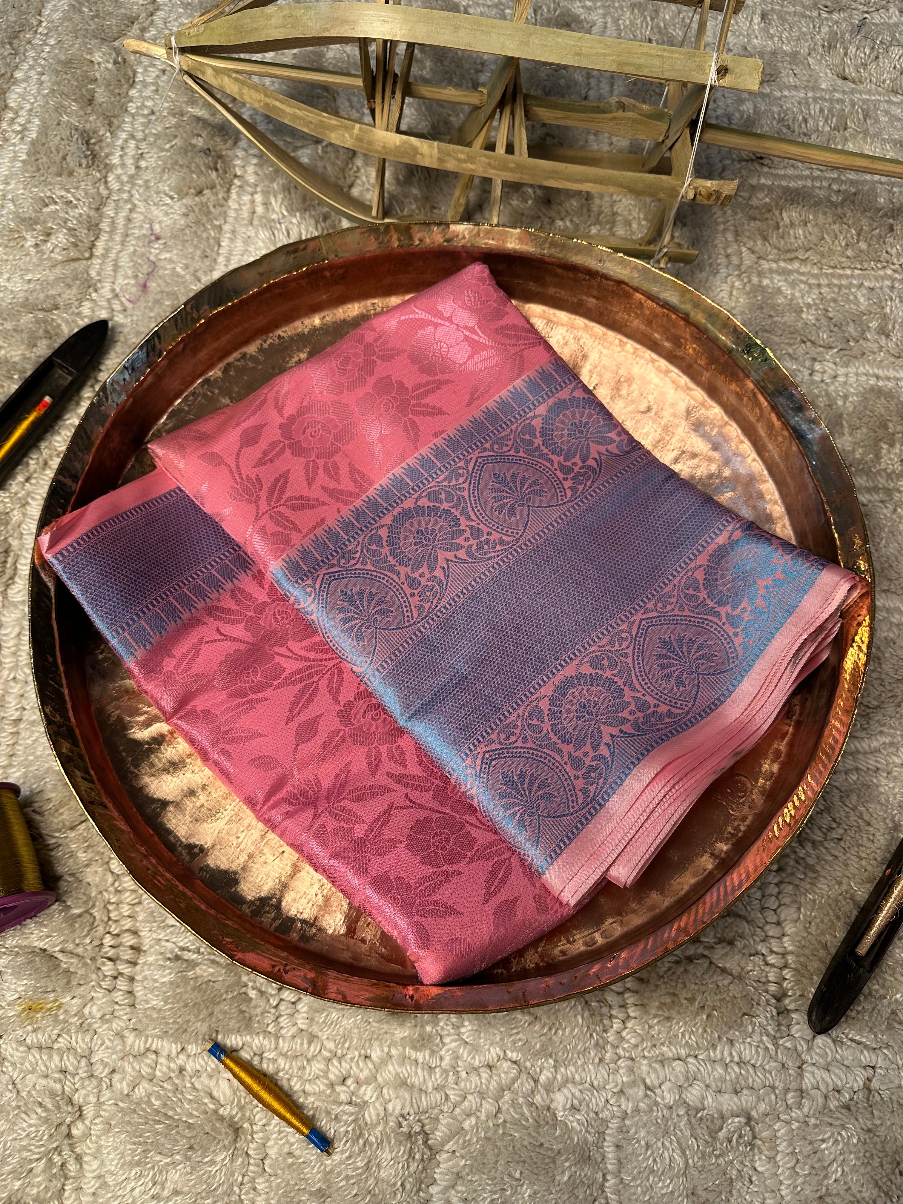 Contemporary weave Softsilk heritage Banarasi saree