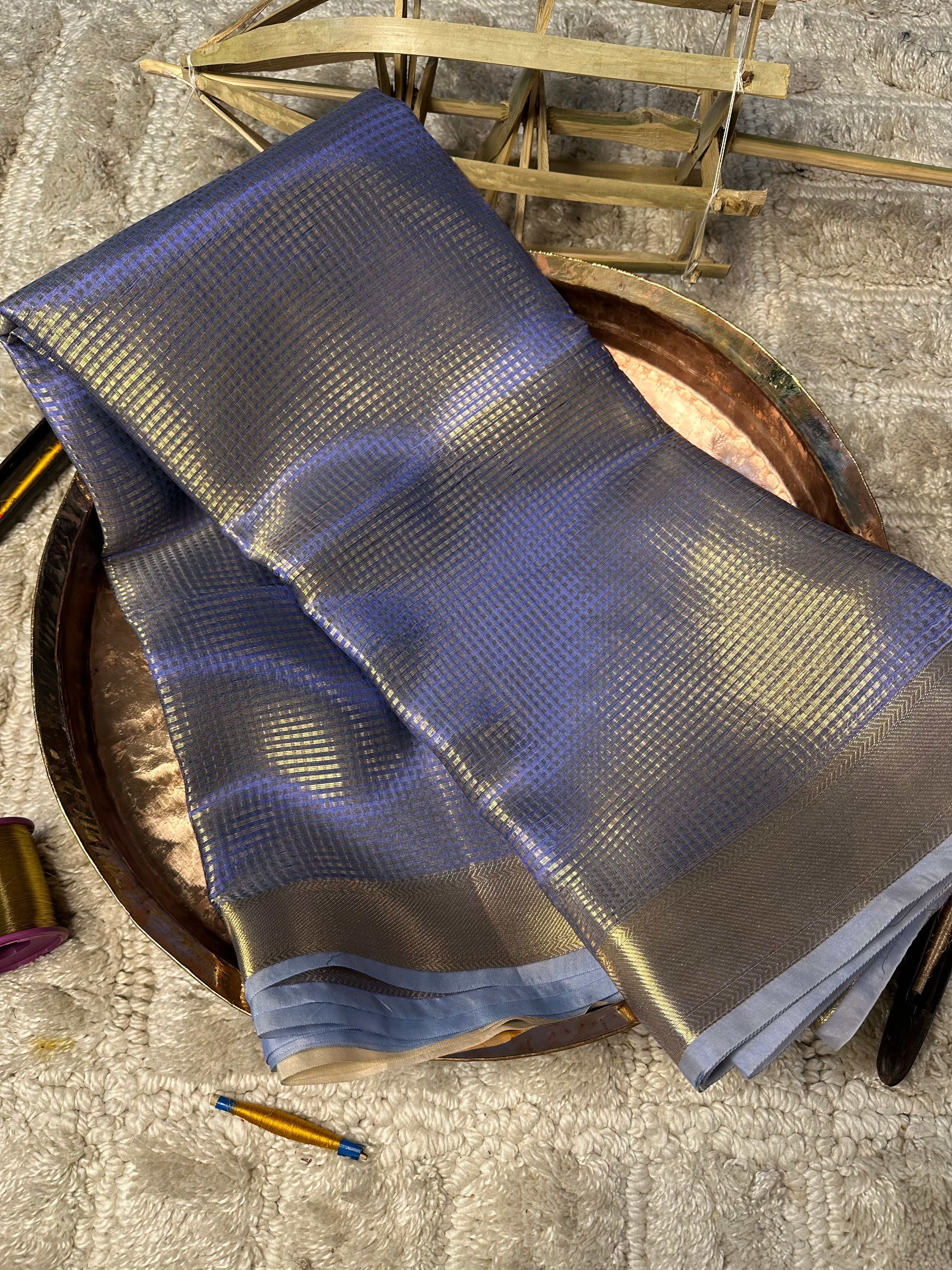 Contemporary weave Softsilk heritage Banarasi saree