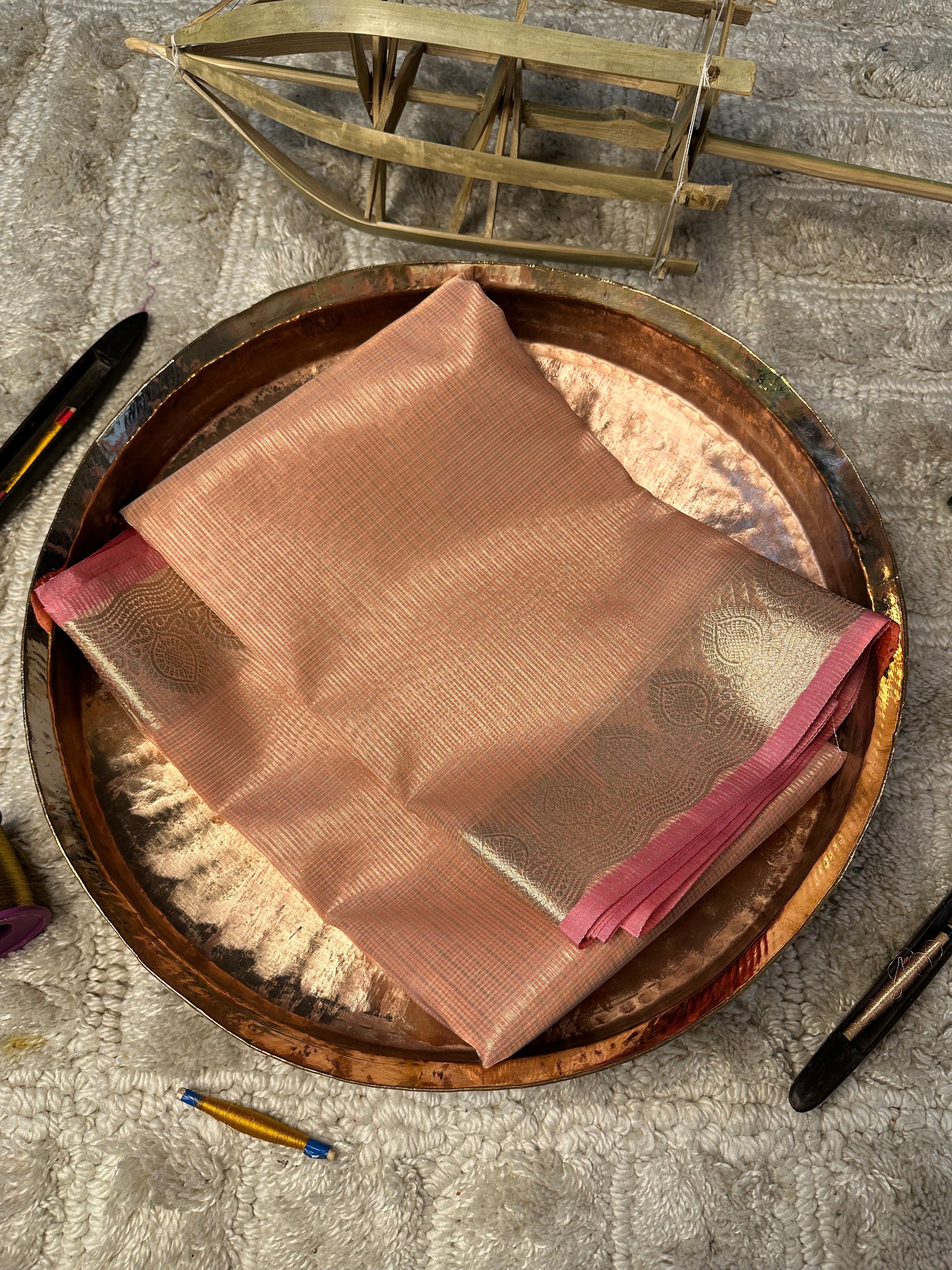 Contemporary weave Softsilk heritage Banarasi saree