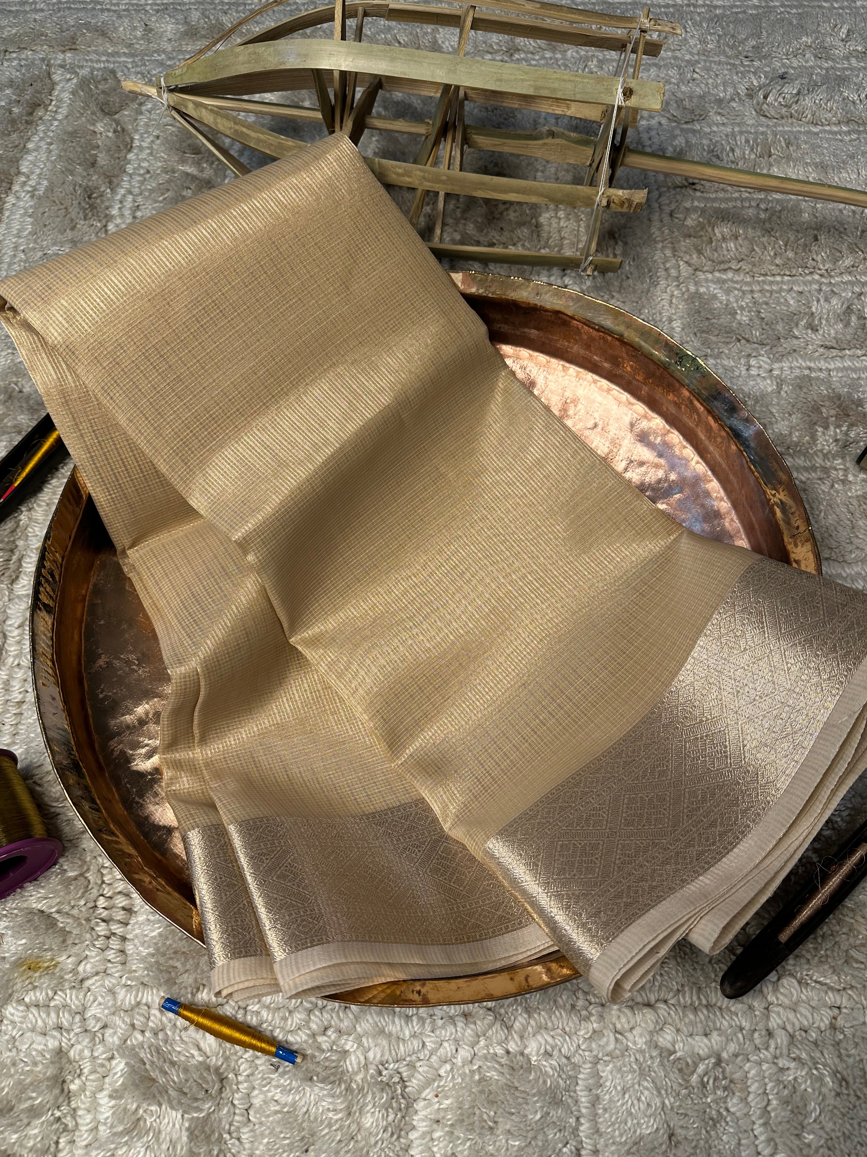 Contemporary weave Softsilk heritage Banarasi saree