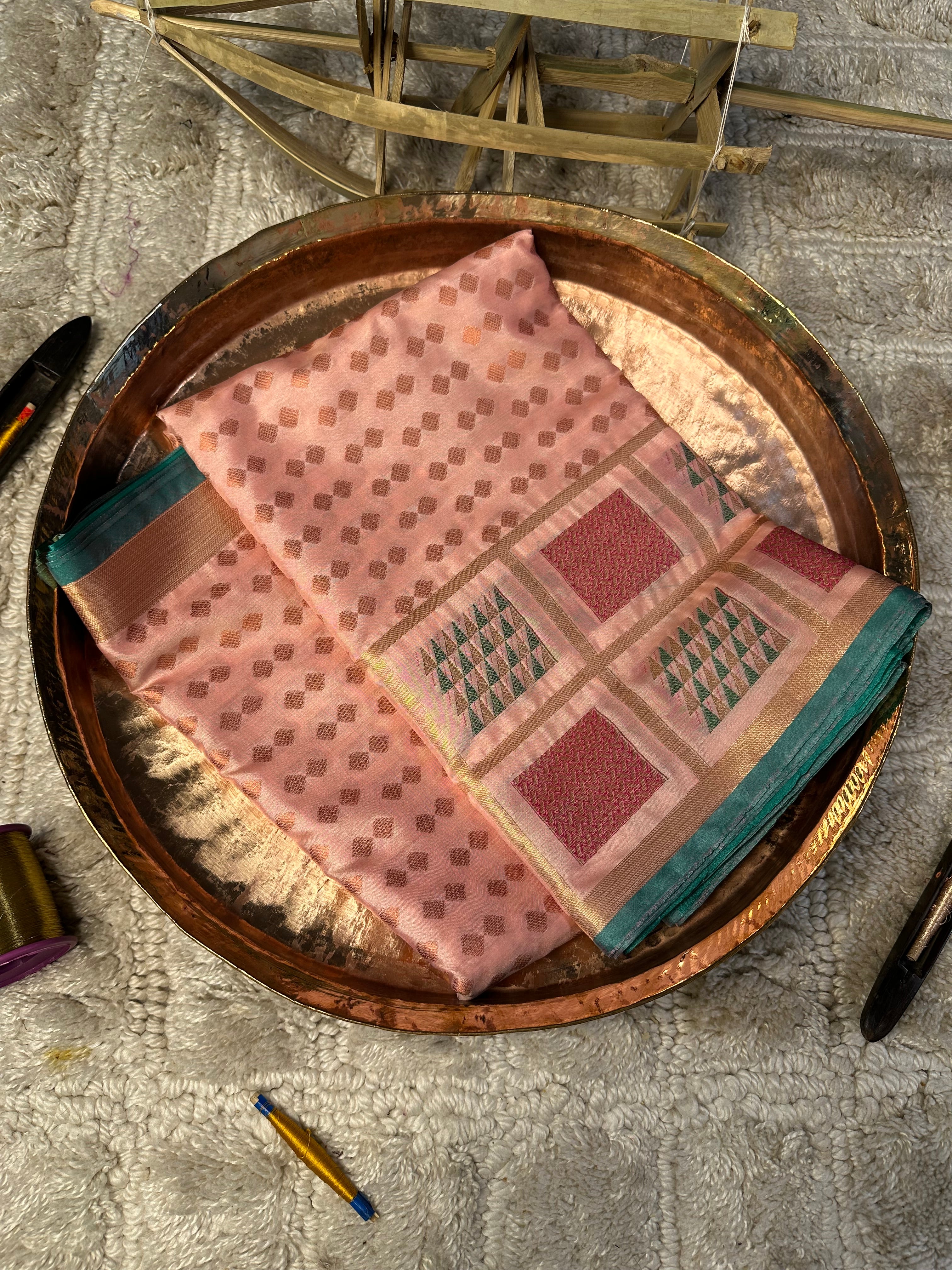 Contemporary weave Softsilk heritage Banarasi saree