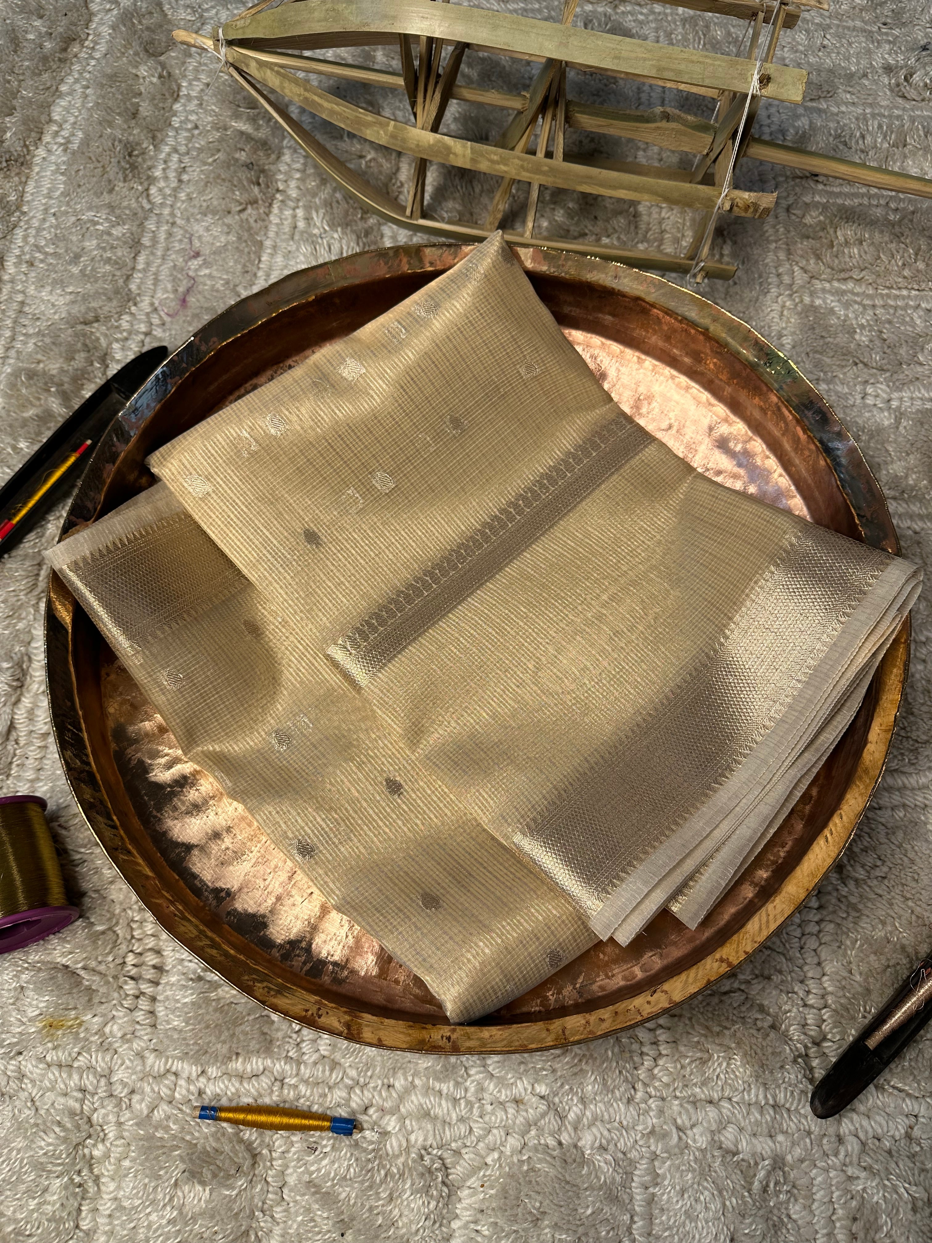 Contemporary weave Softsilk heritage Banarasi saree