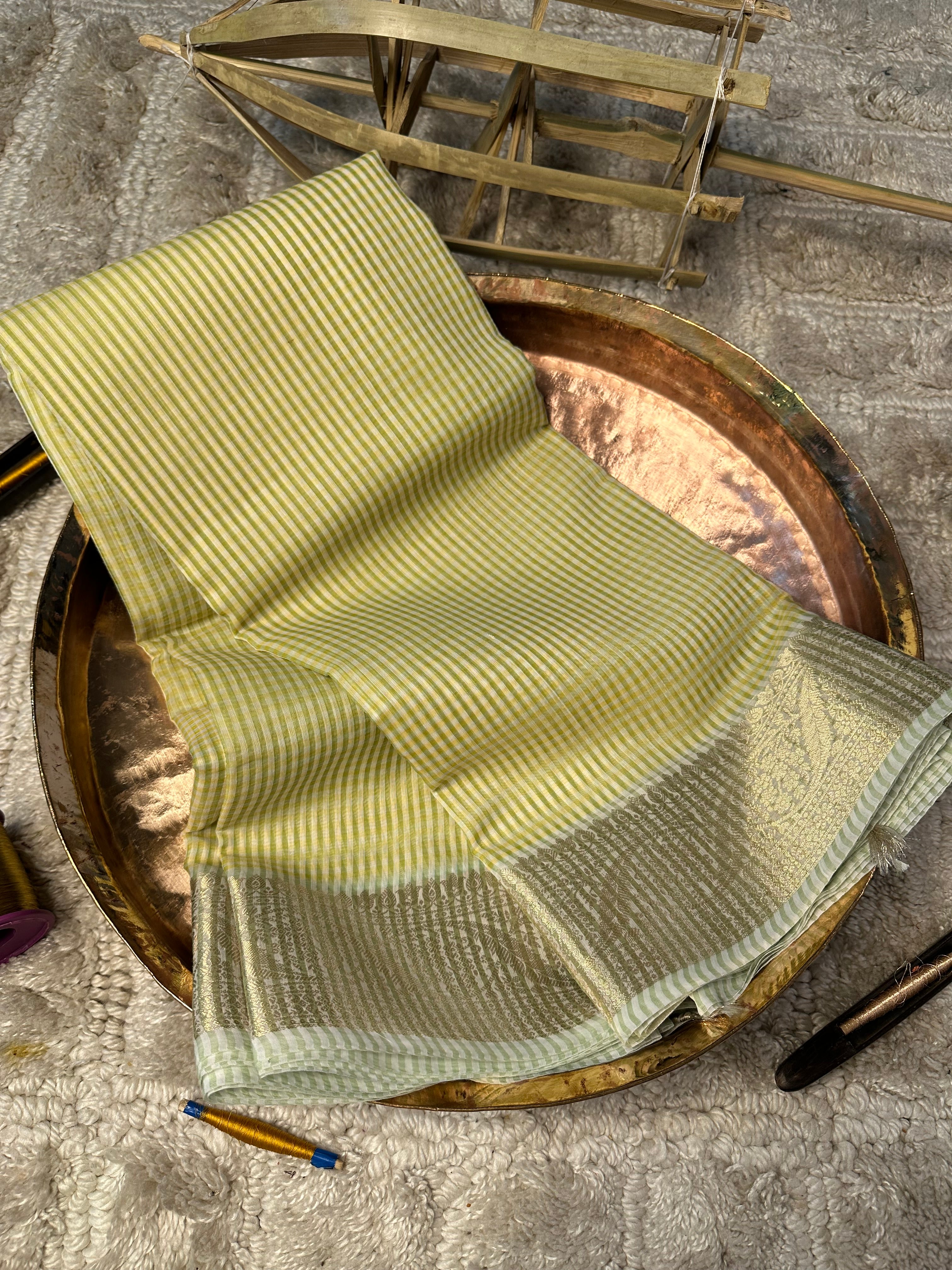 Contemporary weave Softsilk heritage Banarasi saree