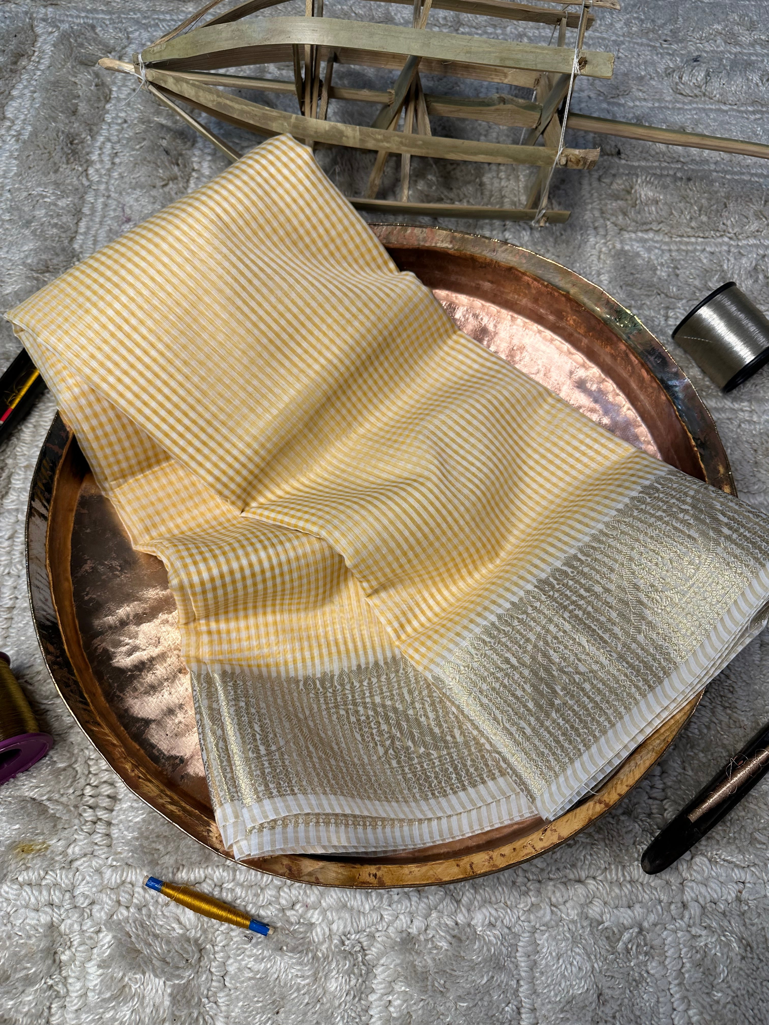Contemporary weave Softsilk heritage Banarasi saree