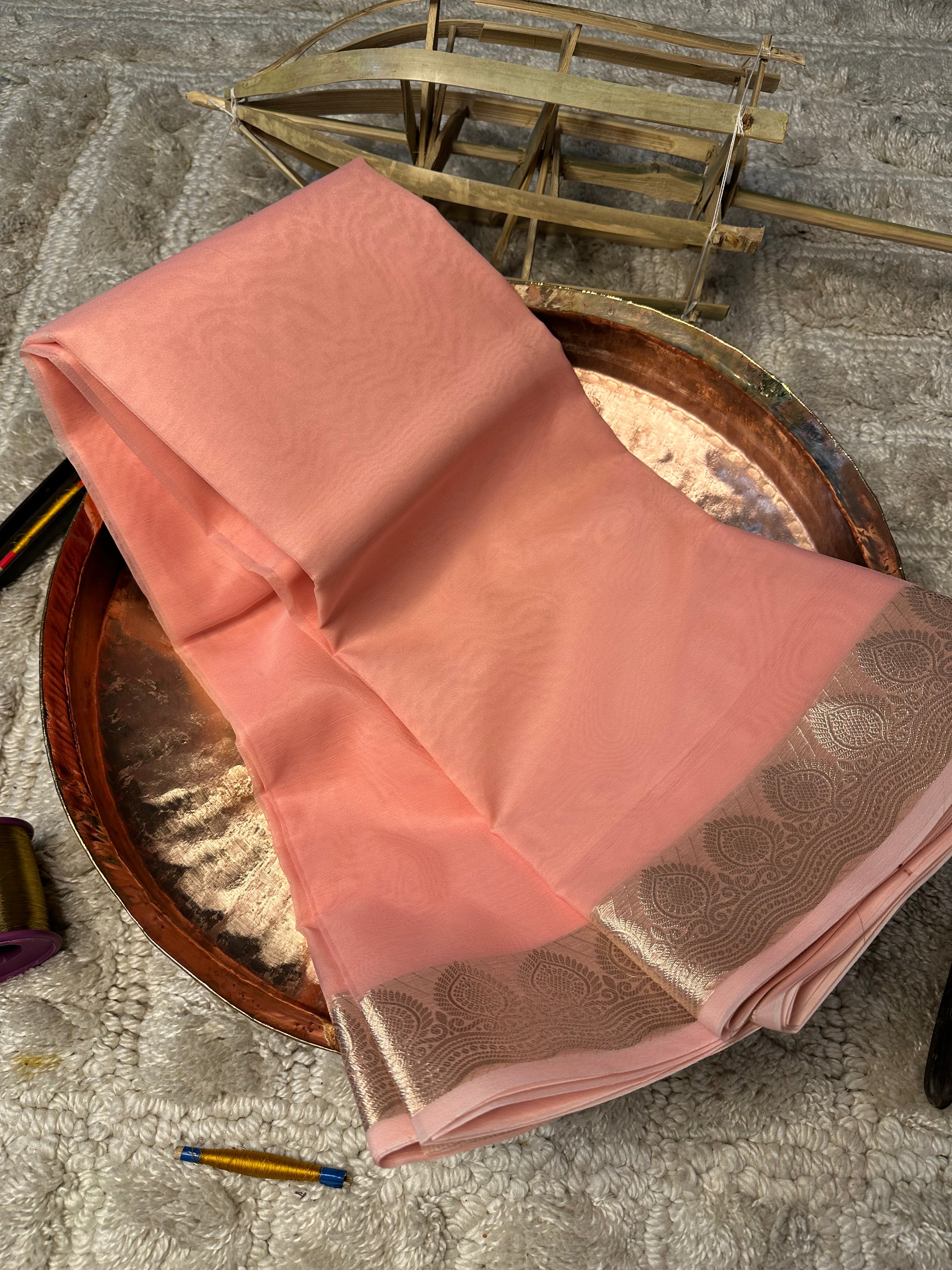 Contemporary weave Softsilk heritage Banarasi saree