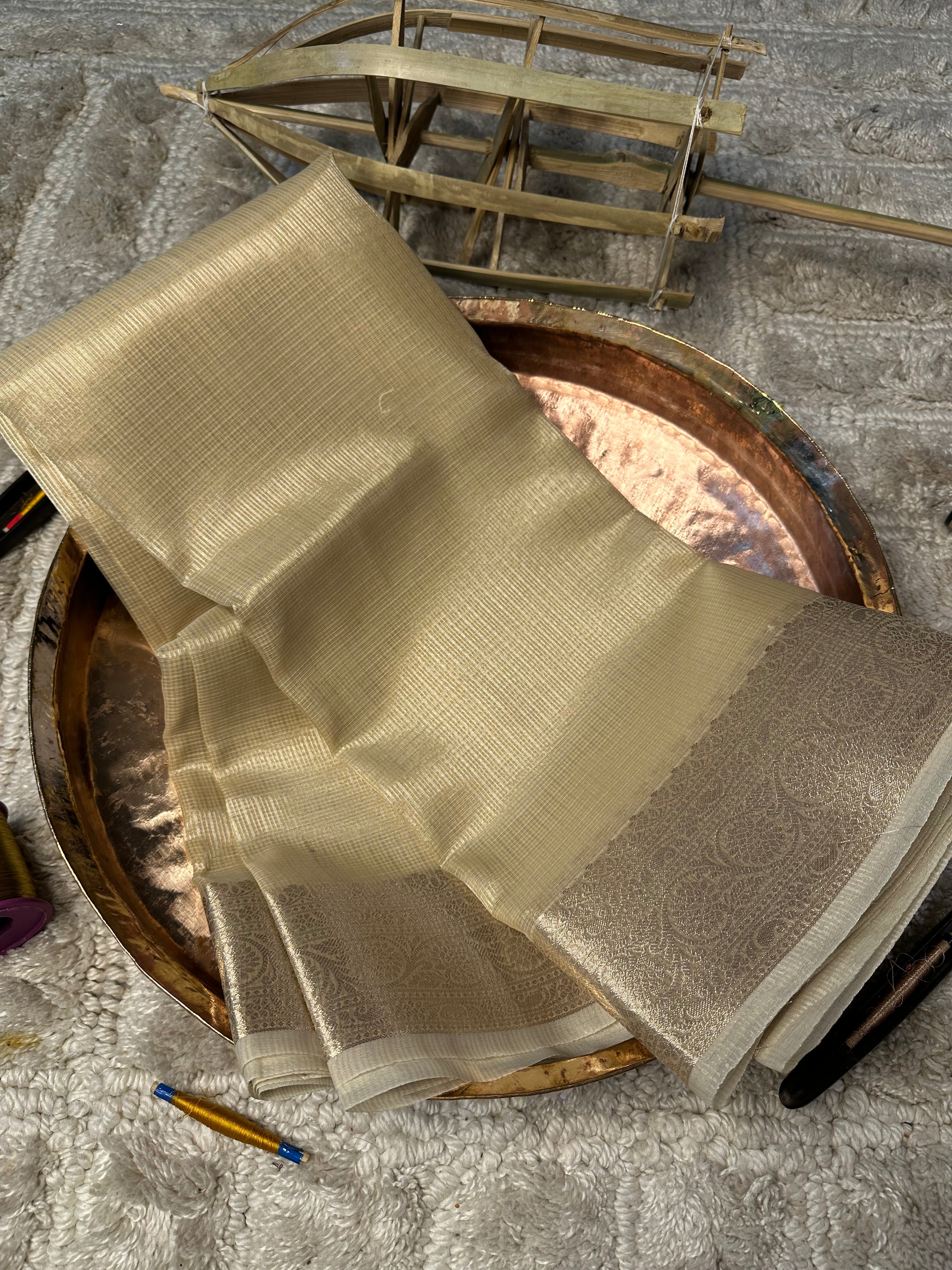 Contemporary weave Softsilk heritage Banarasi saree