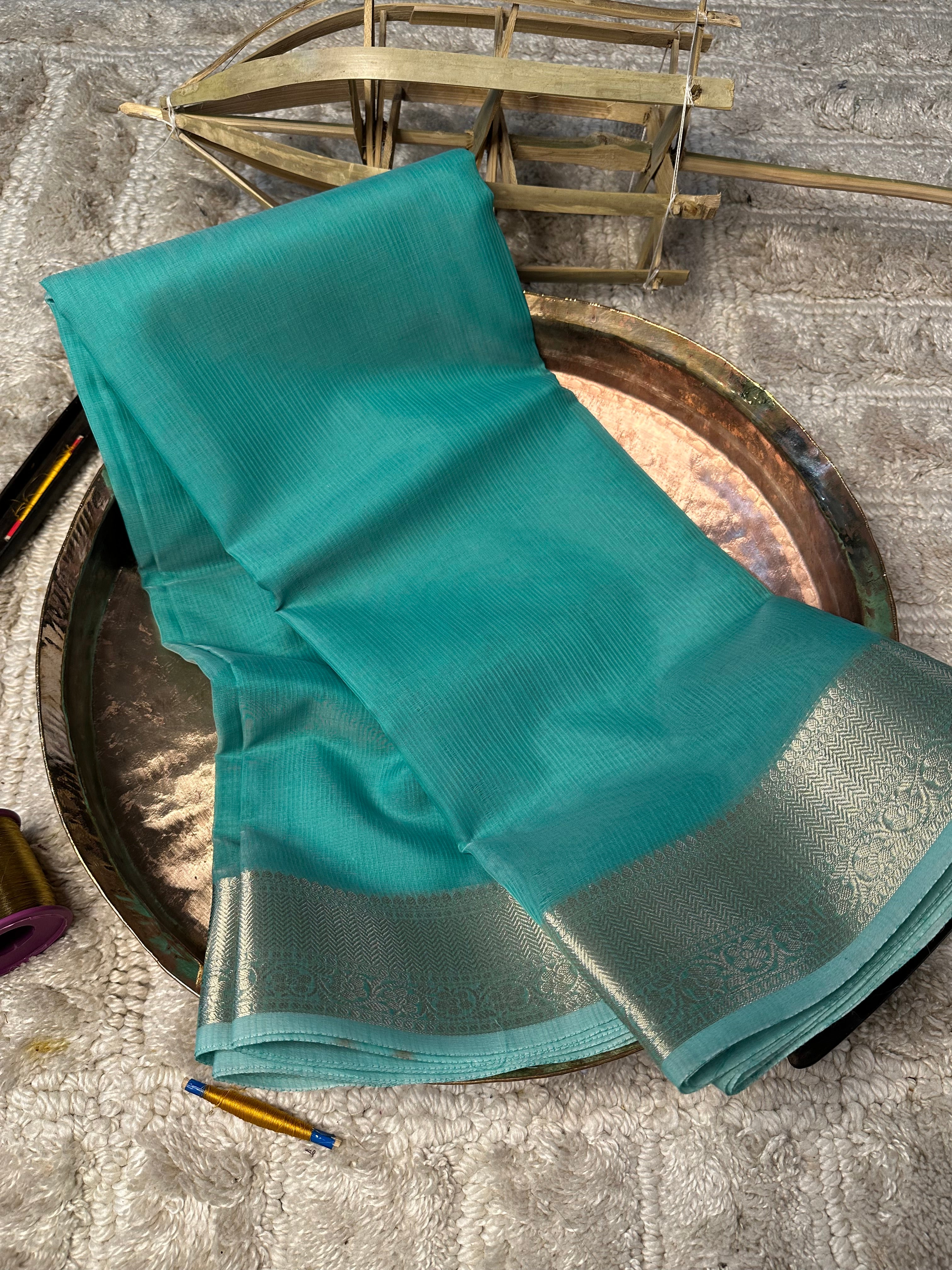 Contemporary weave Softsilk heritage Banarasi saree