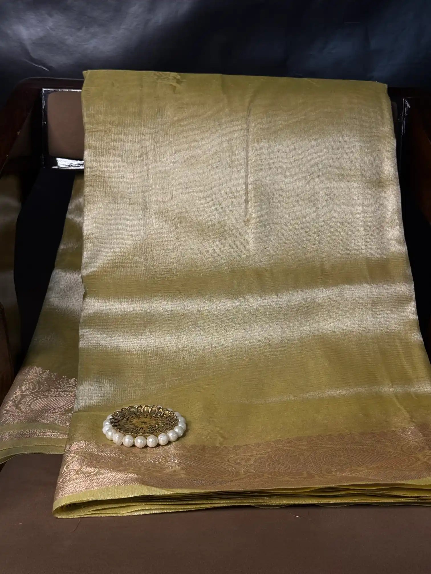 Luxurious Kora Tissue Heritage Banarasi Saree