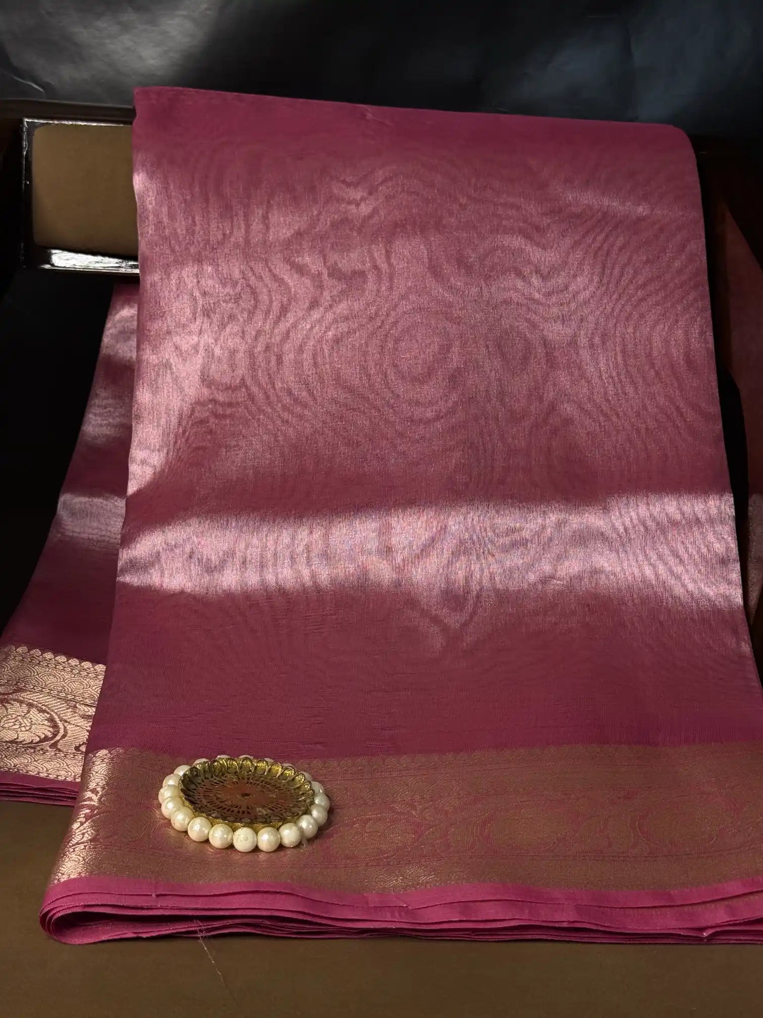 Luxurious Kora Tissue Heritage Banarasi Saree