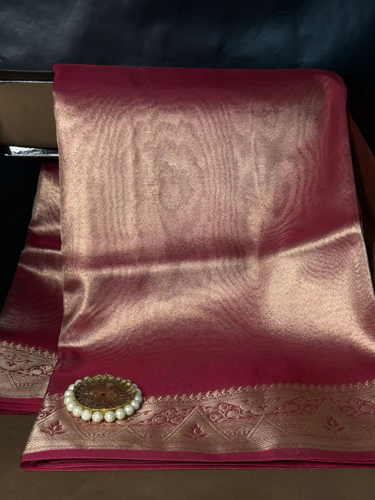 Luxurious Kora Tissue Heritage Banarasi Saree