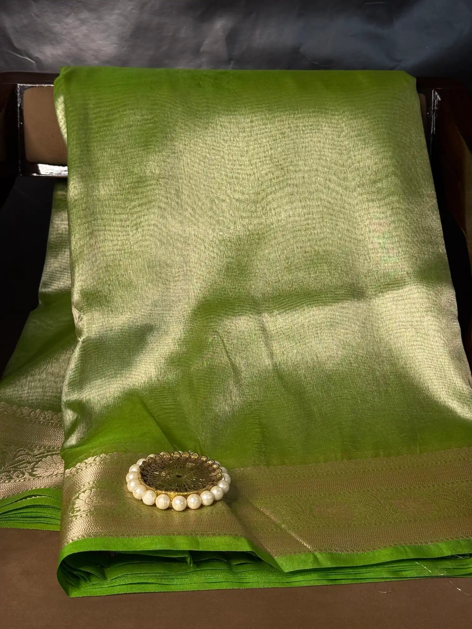 Luxurious Kora Tissue Heritage Banarasi Saree