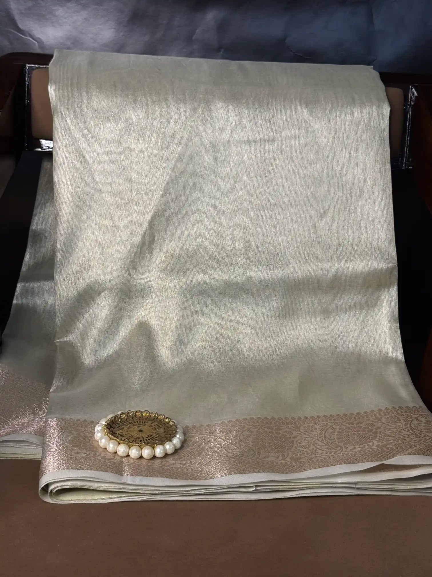 Luxurious Kora Tissue Heritage Banarasi Saree