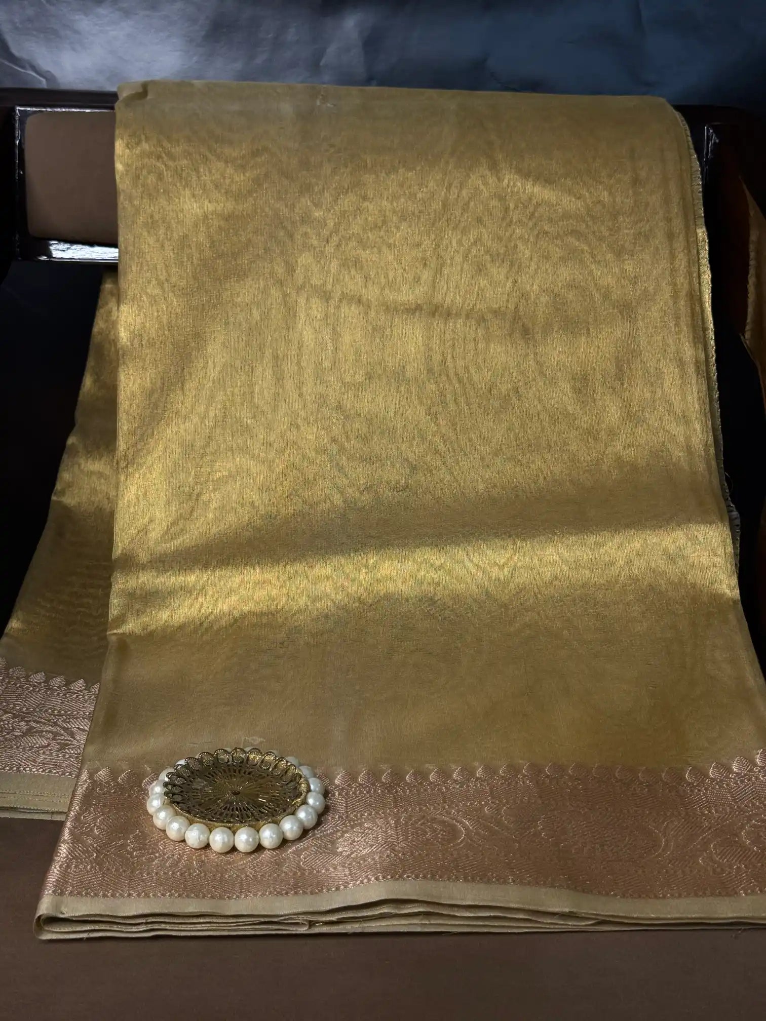 Luxurious Kora Tissue Heritage Banarasi Saree