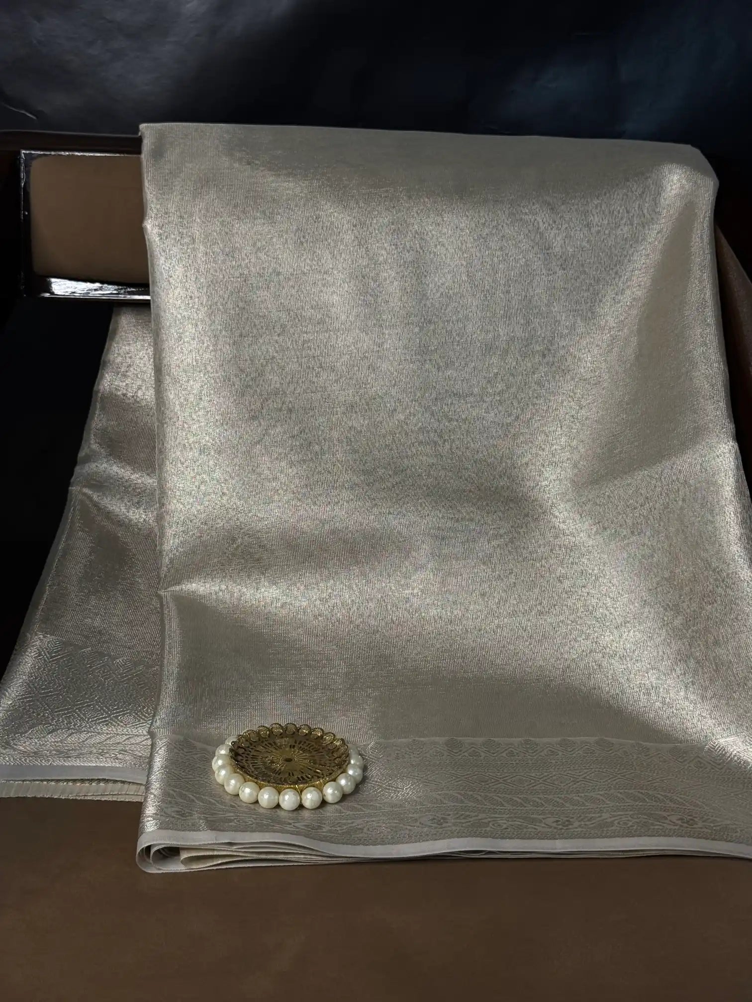 Luxurious Kora Tissue Heritage Banarasi Saree