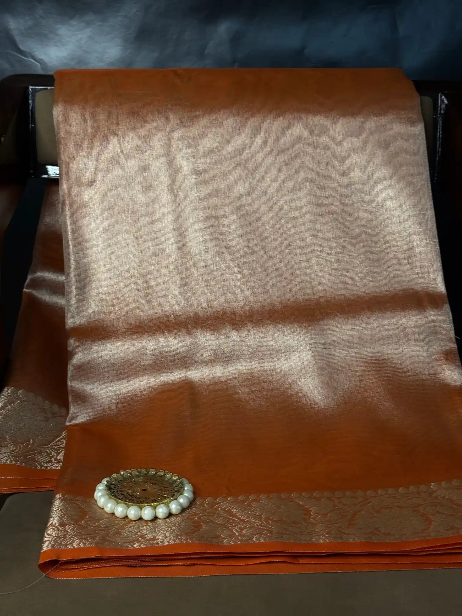 Luxurious Kora Tissue Heritage Banarasi Saree