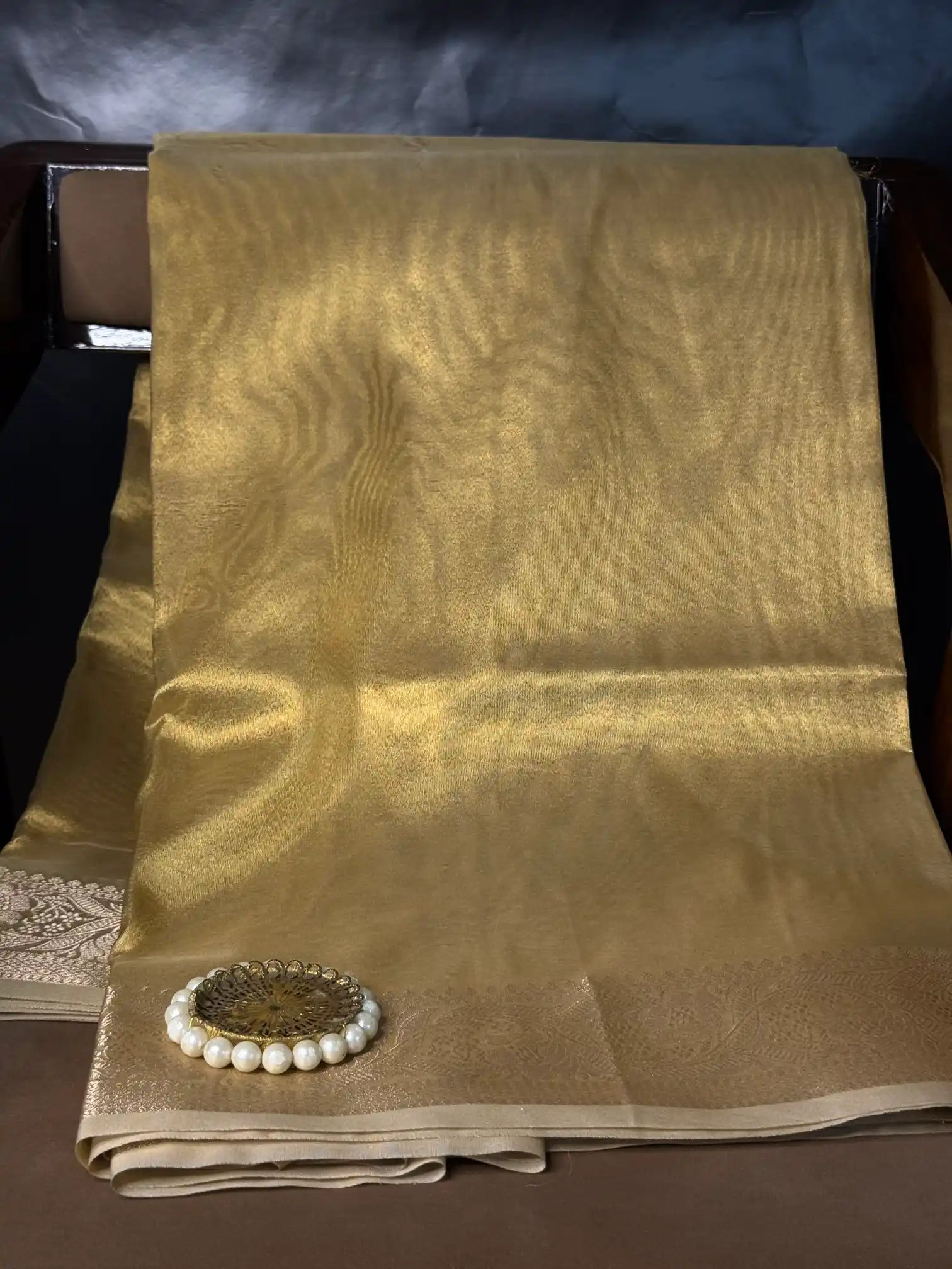 Luxurious Kora Tissue Heritage Banarasi Saree