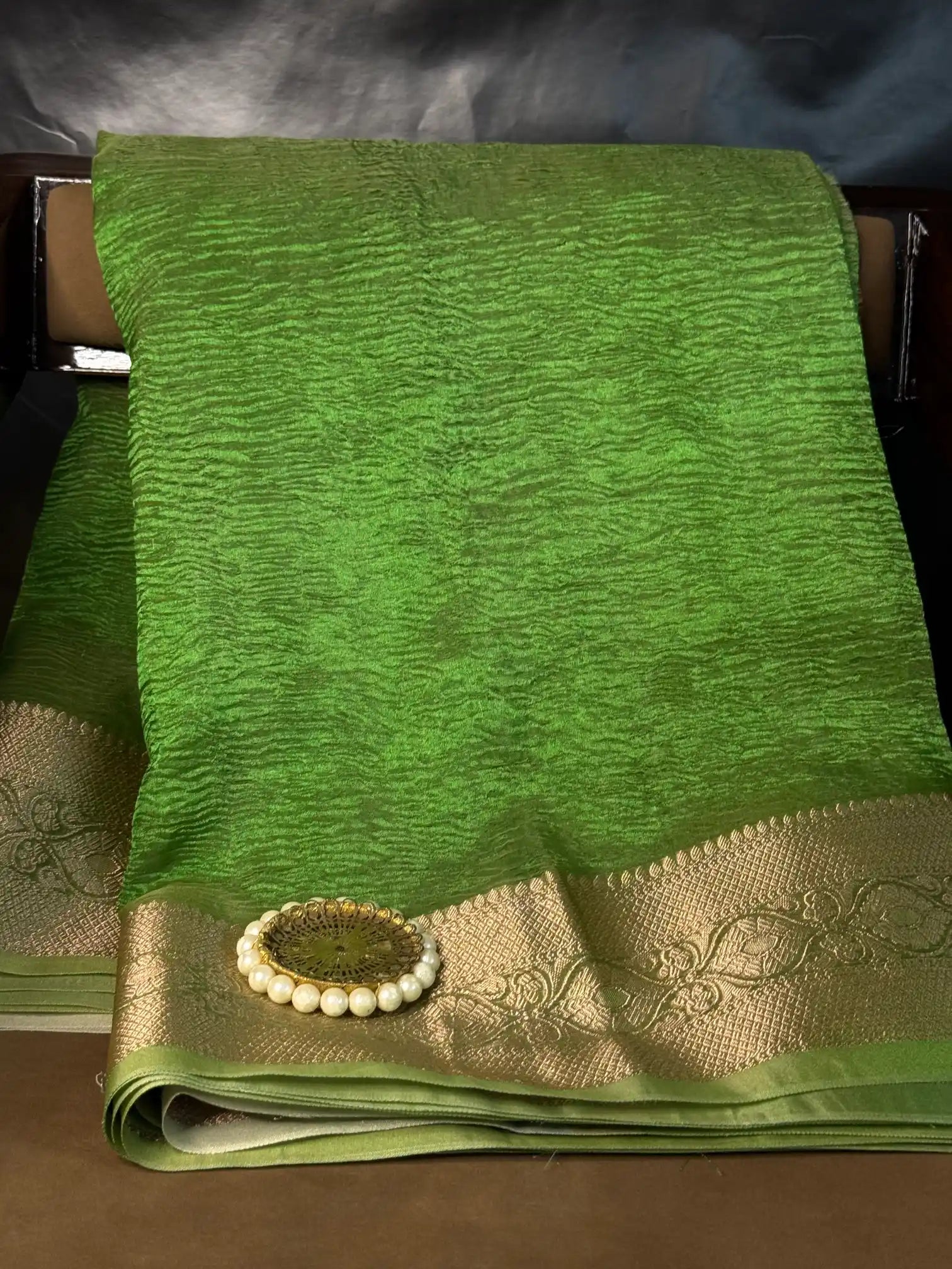 Luxurious Kora Tissue Heritage Banarasi Saree