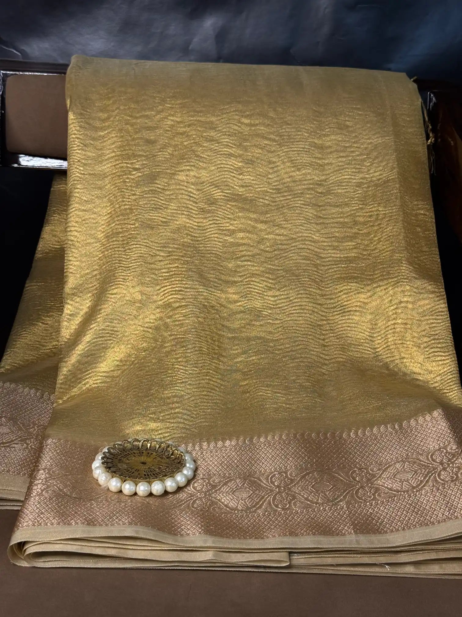 Luxurious Kora Tissue Heritage Banarasi Saree