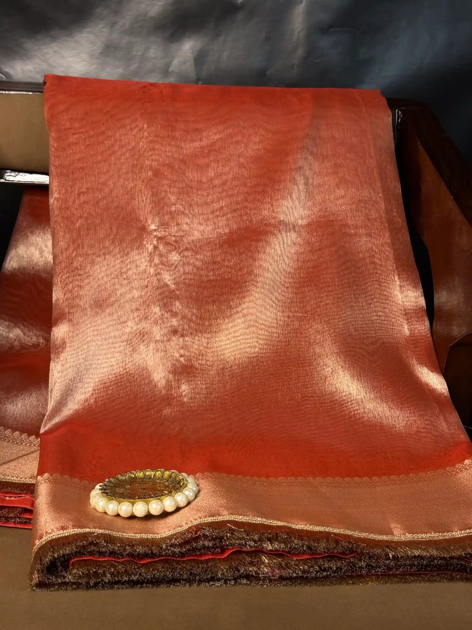 Luxurious Kora Tissue Heritage Banarasi Saree