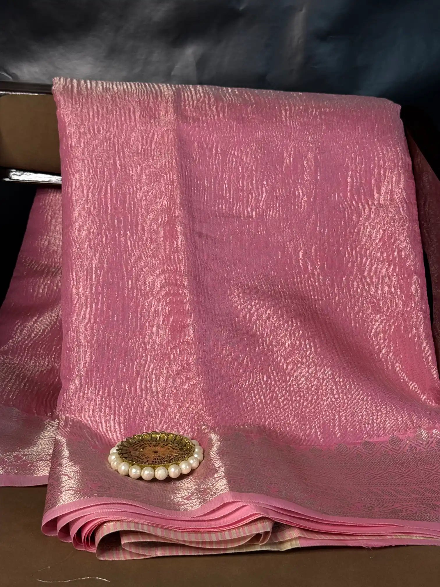 Luxurious Kora Tissue Heritage Banarasi Saree