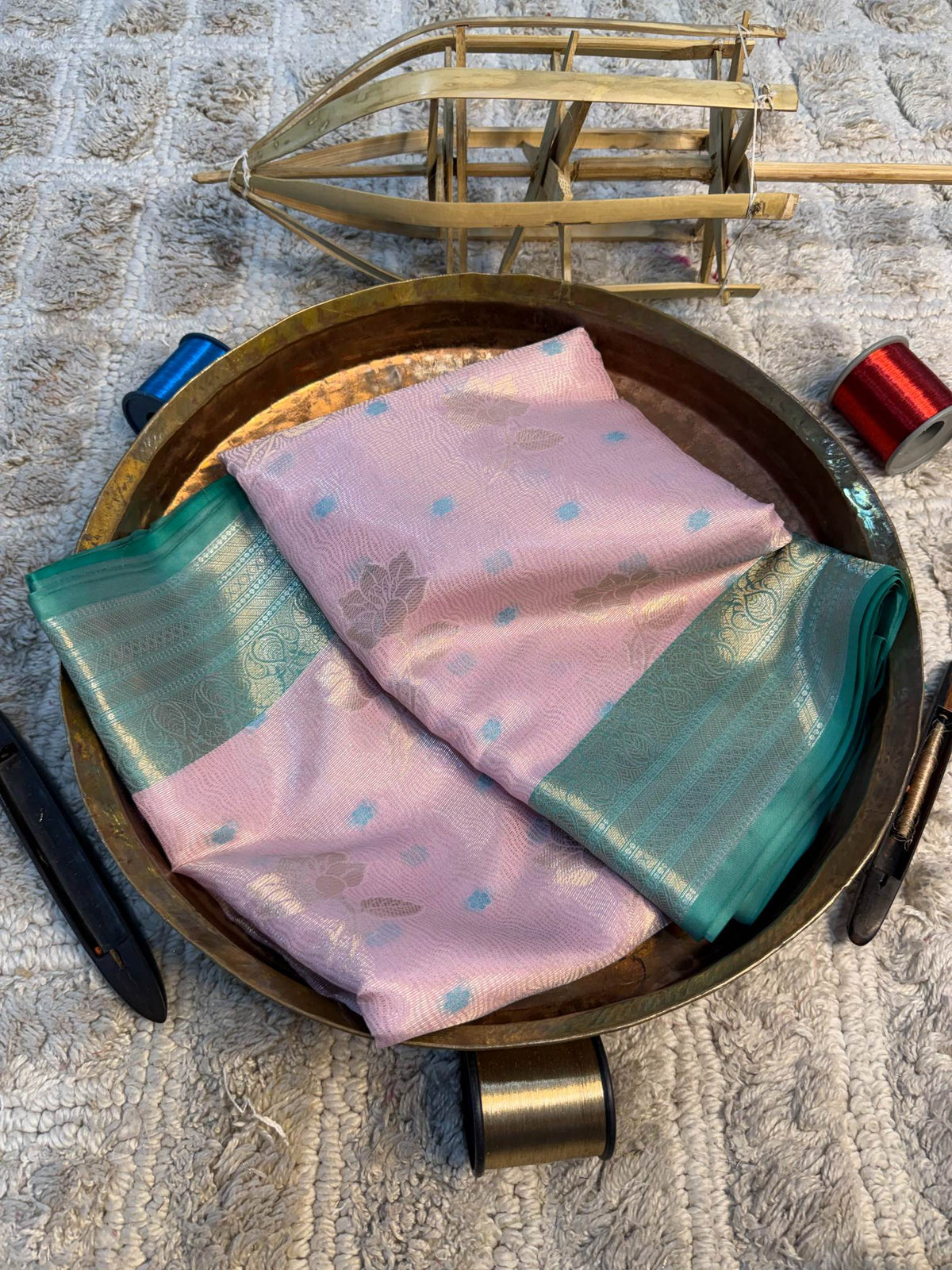 Eccentric zari weave Softsilk Banarasi Saree