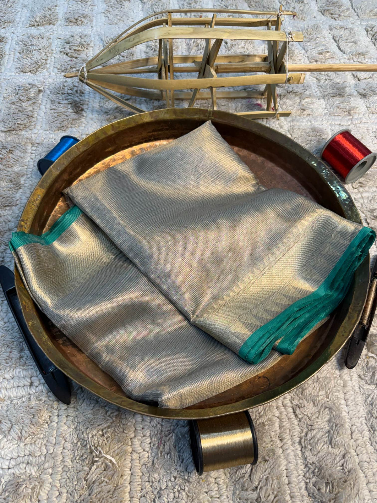 Eccentric zari weave Softsilk Banarasi Saree