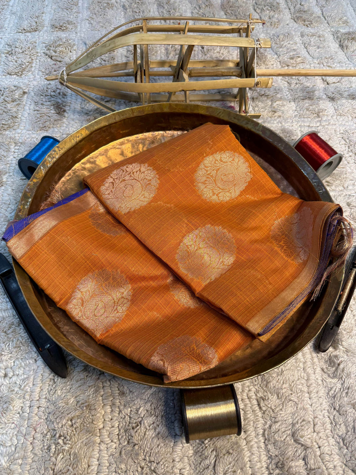 Eccentric zari weave Softsilk Banarasi Saree