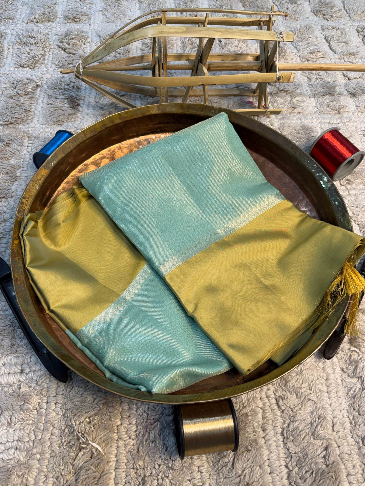 Eccentric zari weave Softsilk Banarasi Saree